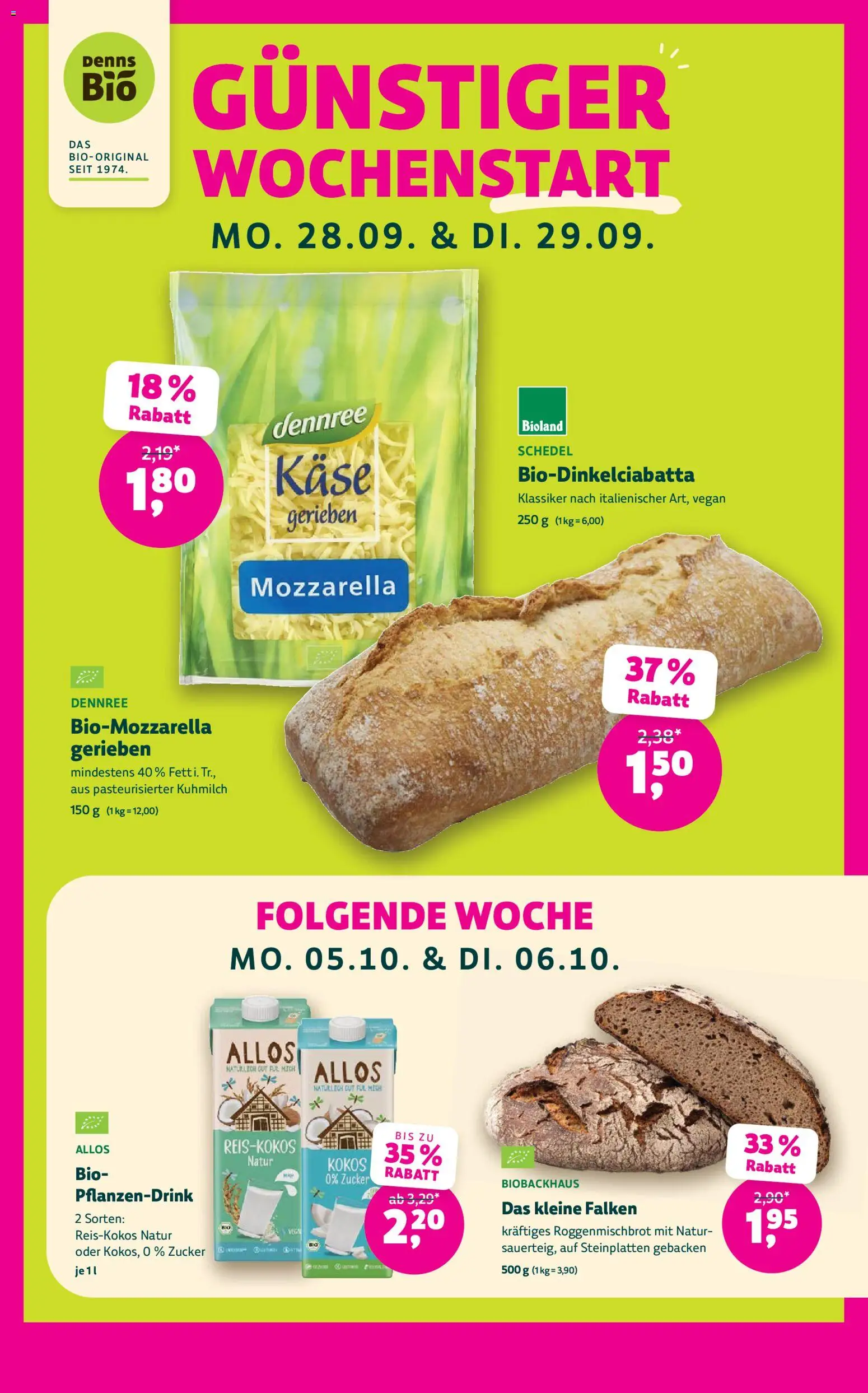 Denns BioMarkt Angebote gültig ab 23.09.2026 | Seite: 5 | Produkte: Zucker, Käse