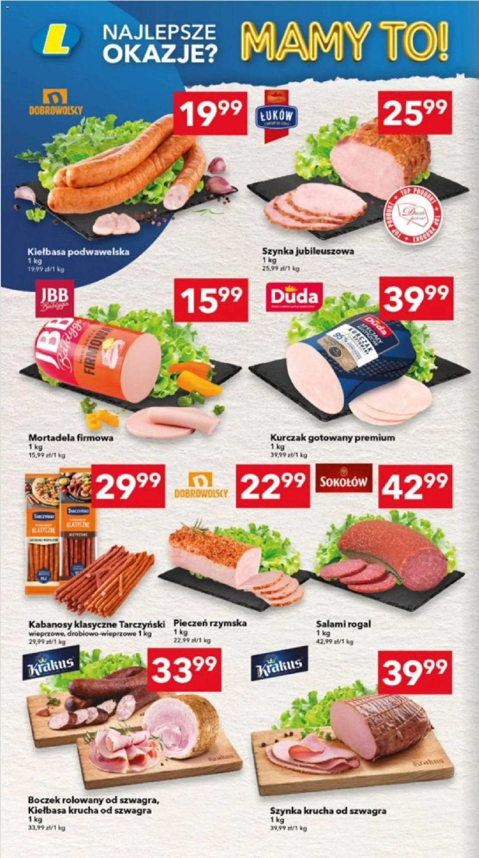 Lewiatan gazetka - Lublin od 21.05.2026 | Strona: 6 | Produkty: Kiełbasa, Kurczak, Boczek, Salami