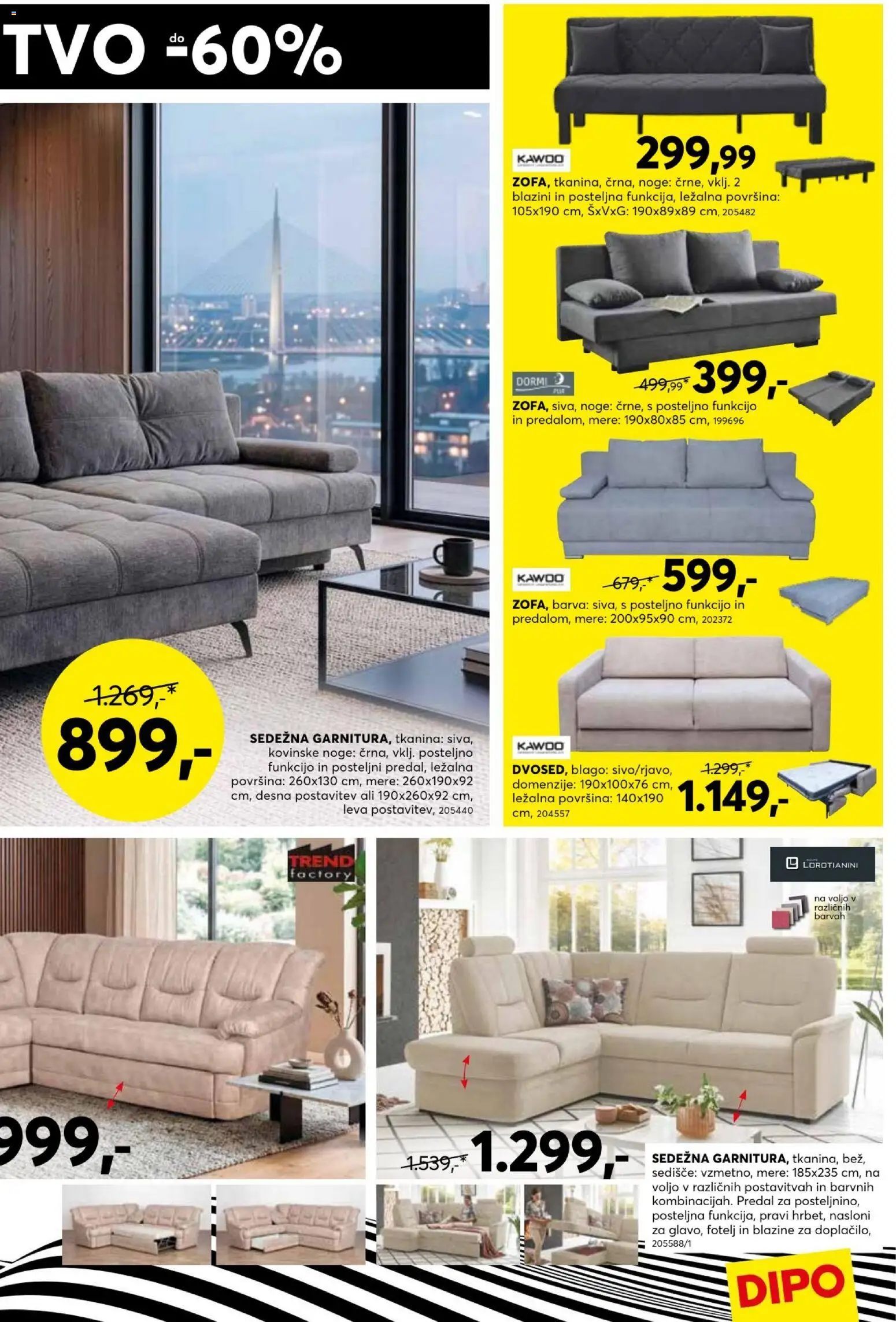 Novi Dipo katalog ponudbe – veljaven od 23.09.2026 | Stran: 15 | Izdelki: Fotelj, Barva