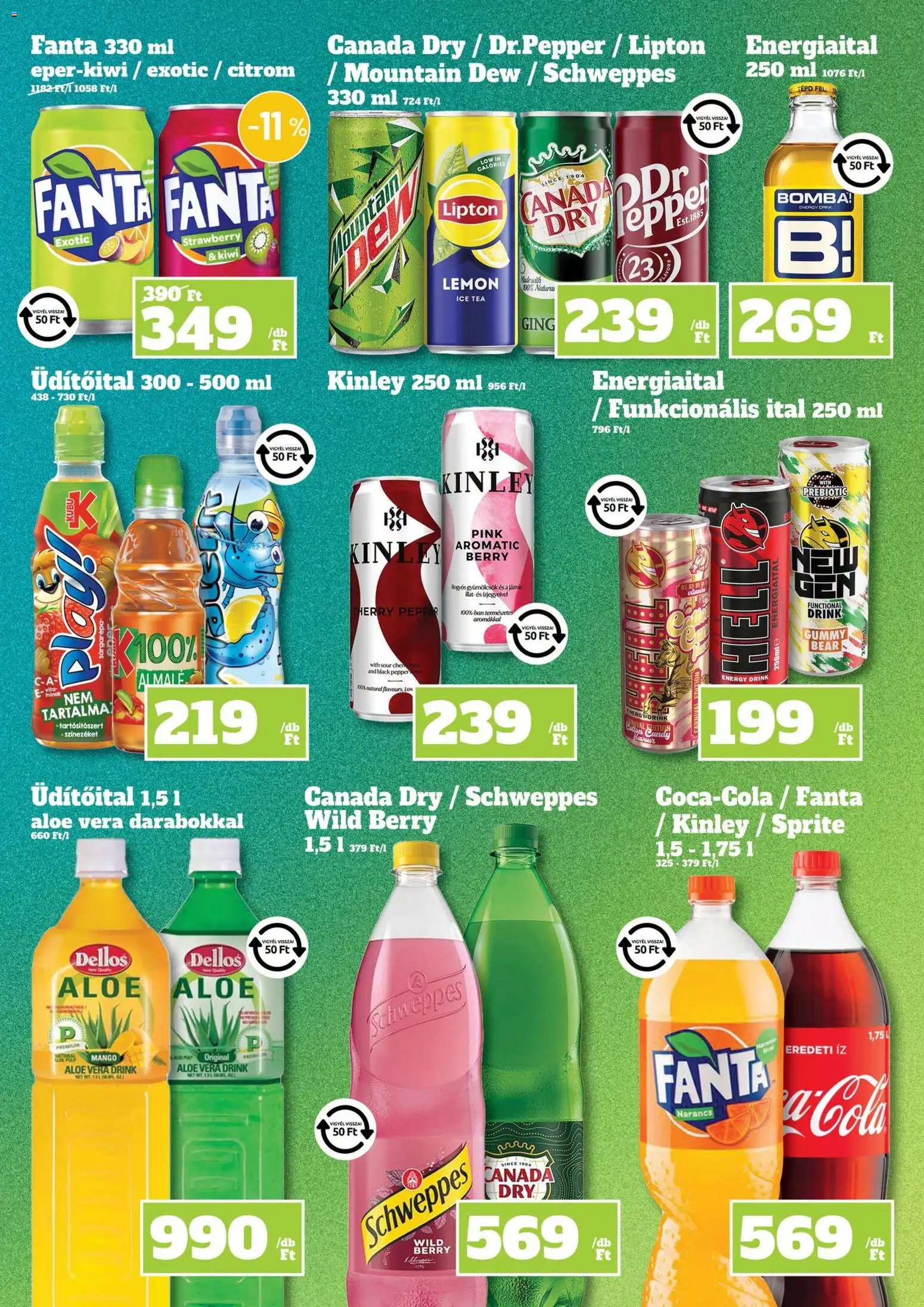 Family Diszkont akciós ujság - amely érvényes a következő dátumtól: 2026.09.03. | Oldal: 22 | Termékek: Energiaital, Fanta, Narancs, Kiwi