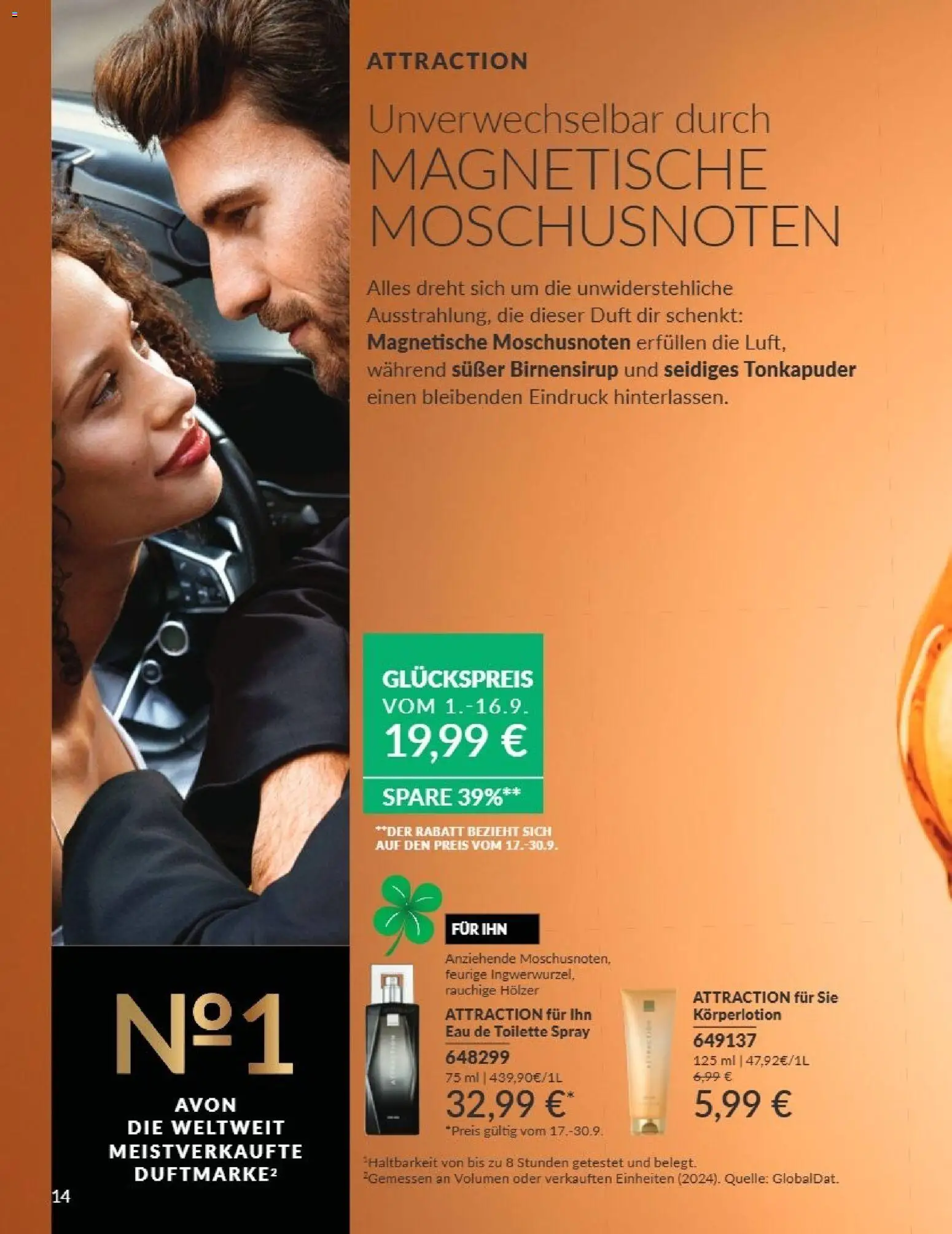 AVON Katalog September 2026 – gültig ab 01.09.2026 | Seite: 10 | Produkte: Toilette, Duft, Eau de Toilette, Körperlotion