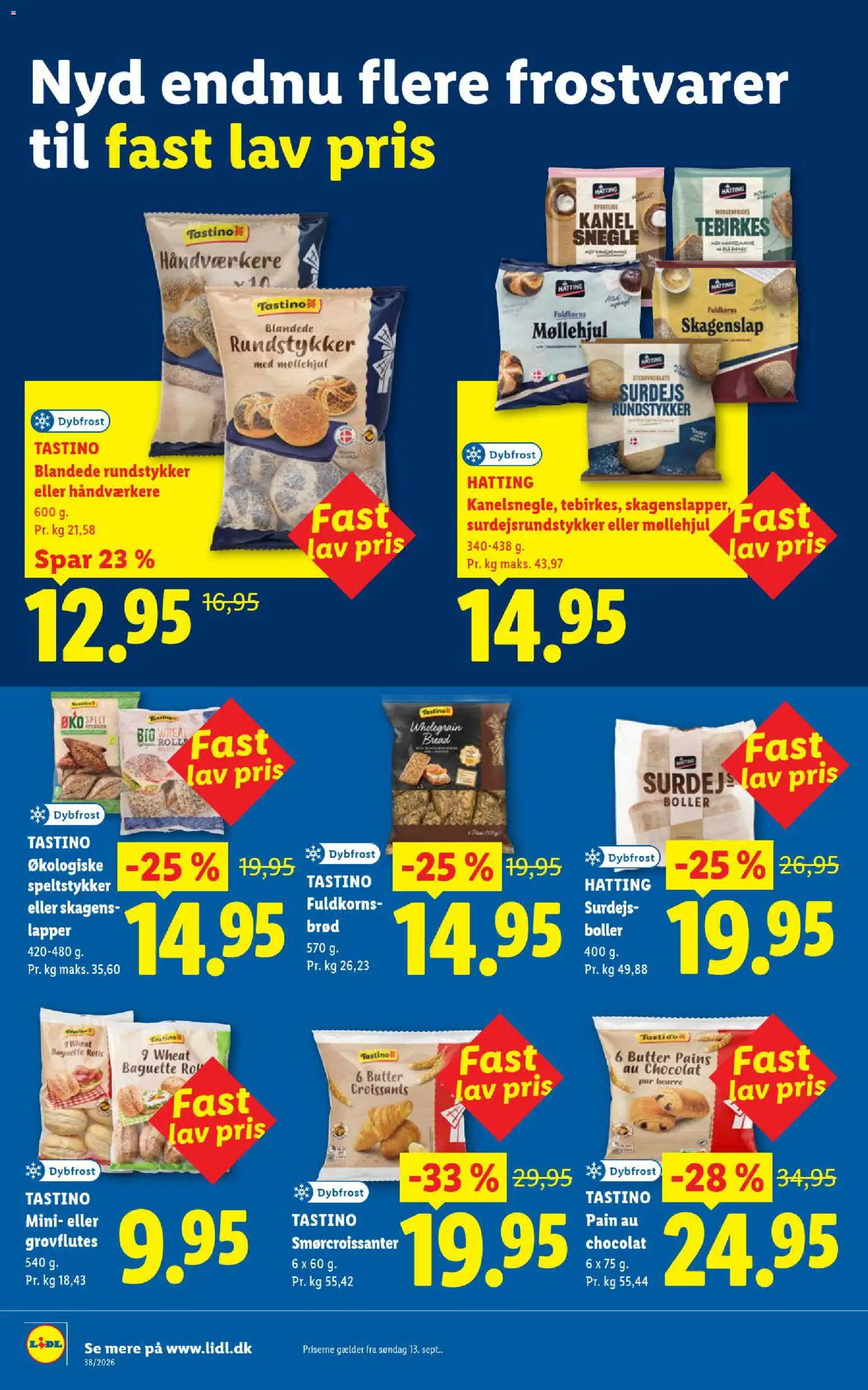 Lidl tilbudsavis – gyldig fra 13/09/2026 | Side: 10 | Produkter: Brød, Kanel, Tebirkes