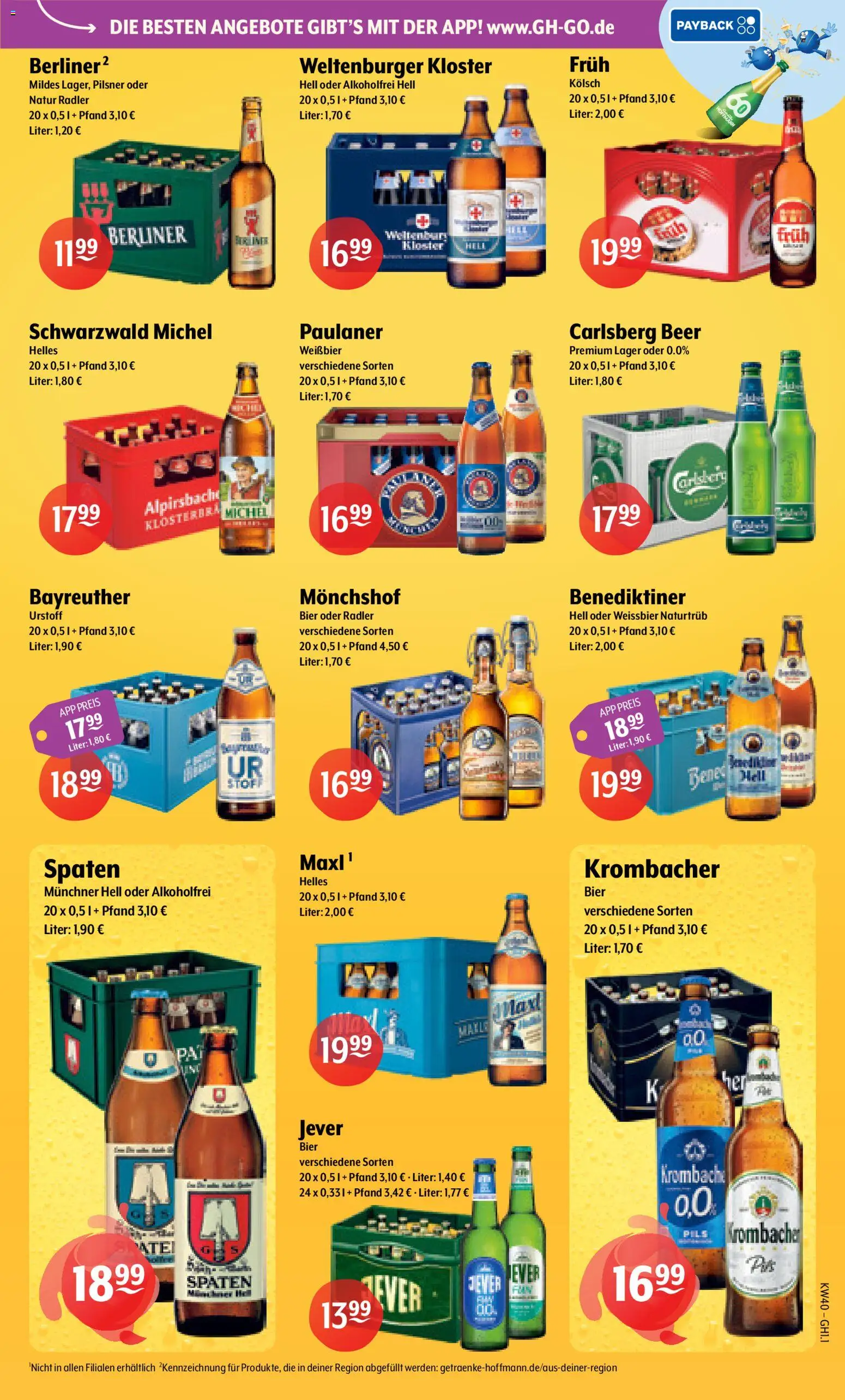Getränke Hoffmann Prospekt – gültig ab 28.09.2026 | Seite: 7 | Produkte: Bier, Pils, Radler, Paulaner