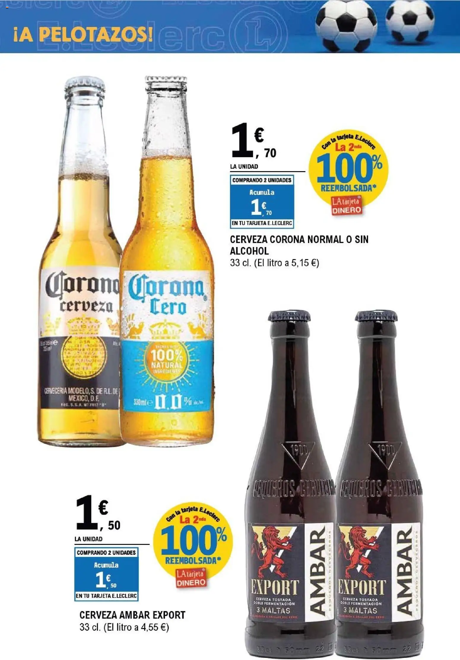 E.Leclerc Pamplona │ válido desde el 01.06.2026 | Página: 9 | Productos: Cerveza