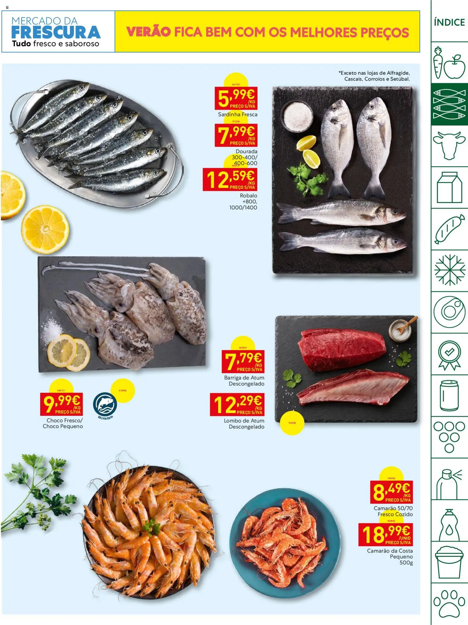 Recheio folheto │ válido de 07/07/2026 | Página: 5 | Produtos: Dourada, Atum, Camarão, Lombo