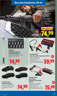 LIDL leidinys galioja nuo 2026.09.21 | Puslapis: 11 | Prekių: Baterija