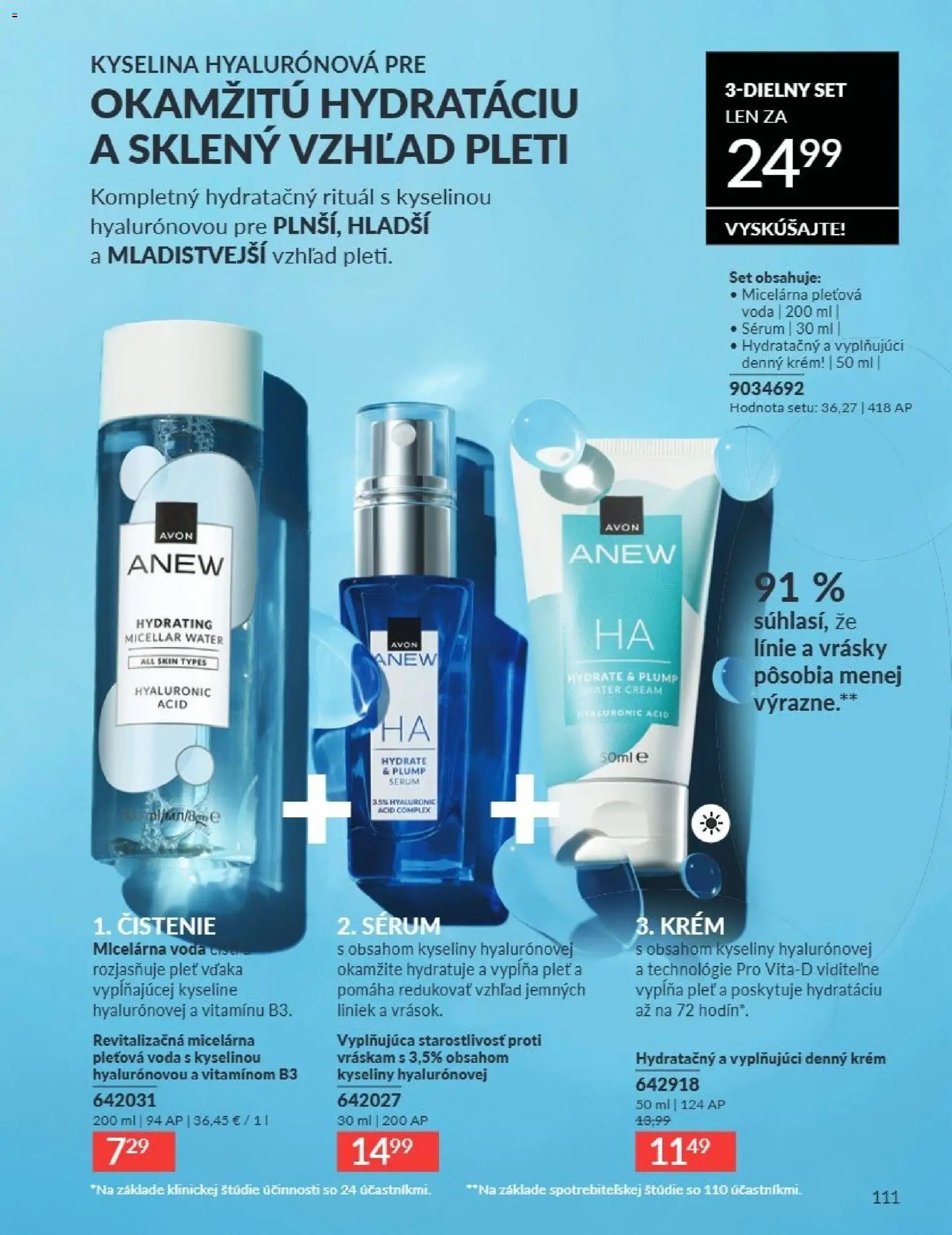Nové Avon akcie – leták je platný od 01.07.2026 | Strana: 111 | Produkty: Krém, Voda