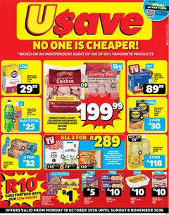Usave specials catalogue – valid from 19/10/2026