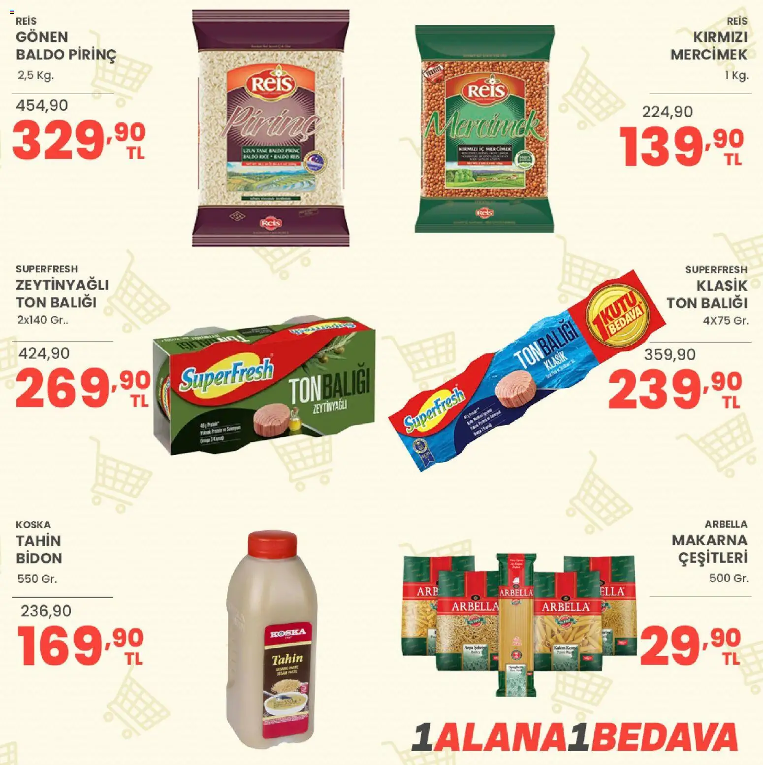 Sarıyer Katalog - 07 Ağustos 2026 tarihinden itibaren geçerlidir | Sayfa: 21 | Ürünler: Ravioli, Pirinç, Makarna, Ton balığı