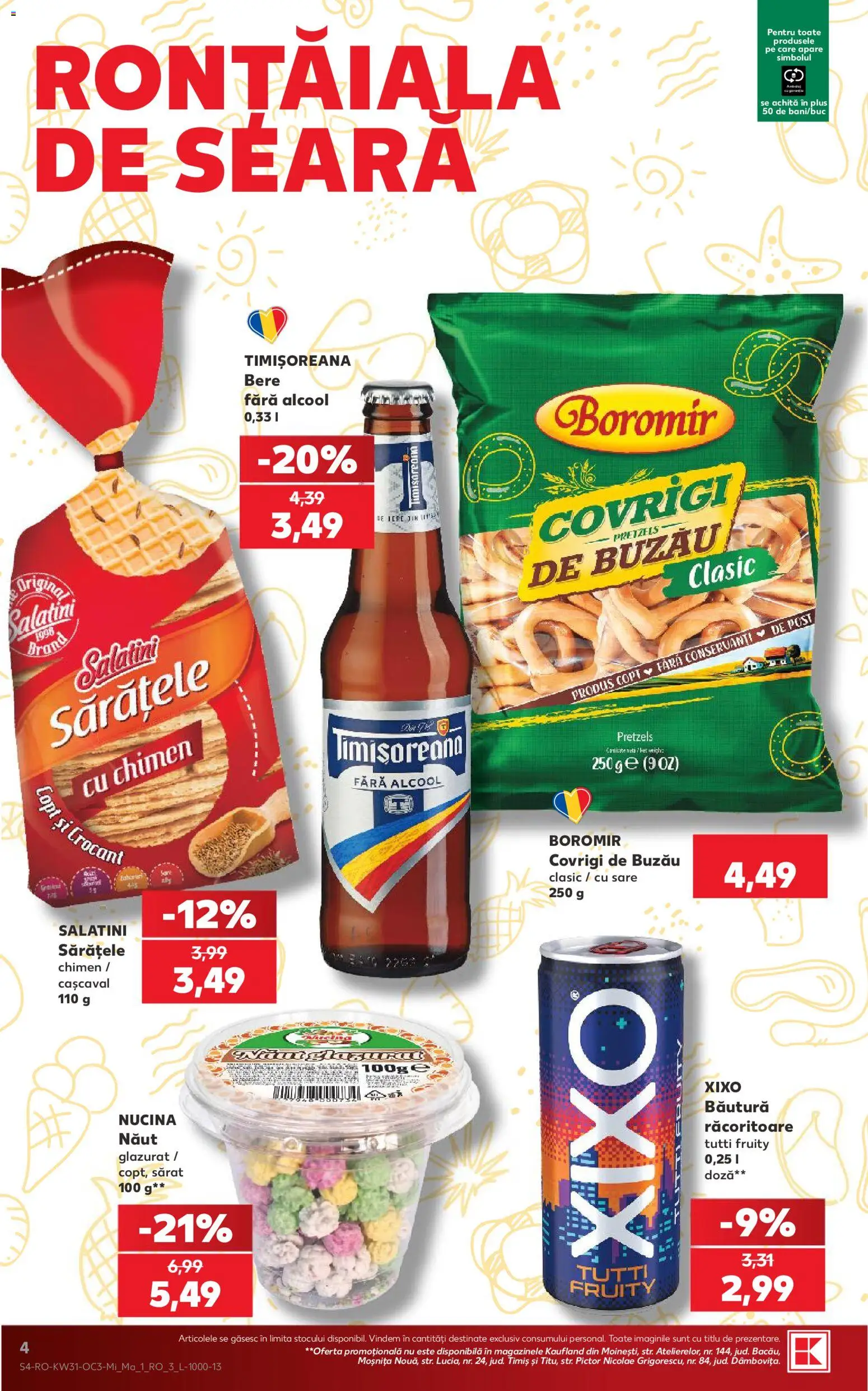Kaufland RO akciós ujság - amely érvényes a következő dátumtól: 2026.07.29. | Oldal: 4