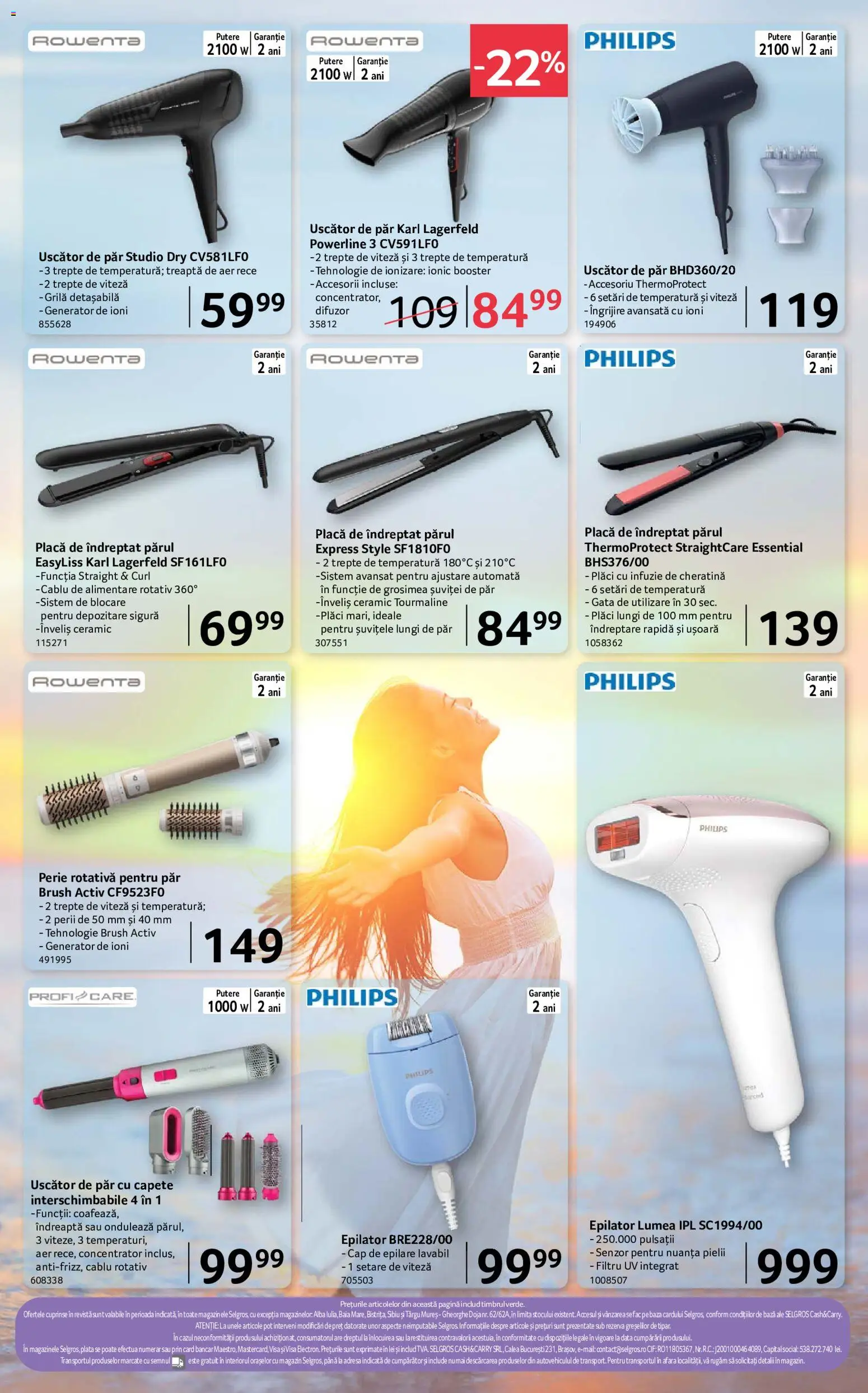 Noul catalog Selgros – valabil de la 24.07.2026 | Pagină: 28 | Produse: Enginar, Difuzor, Epilator, Uscător De Păr