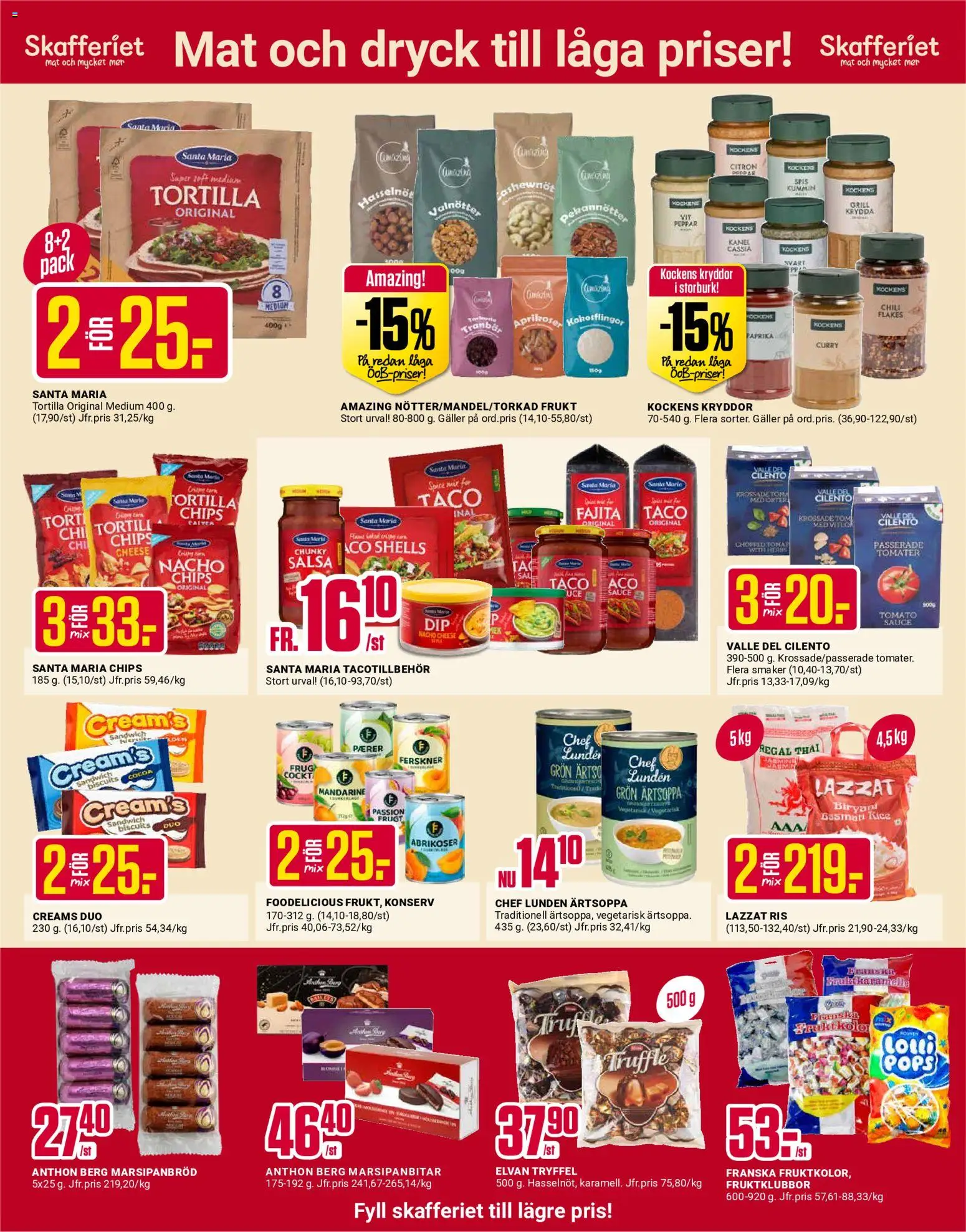 ÖoB reklamblad aktuell från 17/08/2026 | Sida: 2 | Produkter: Frukt, Kanel, Chili, Citron