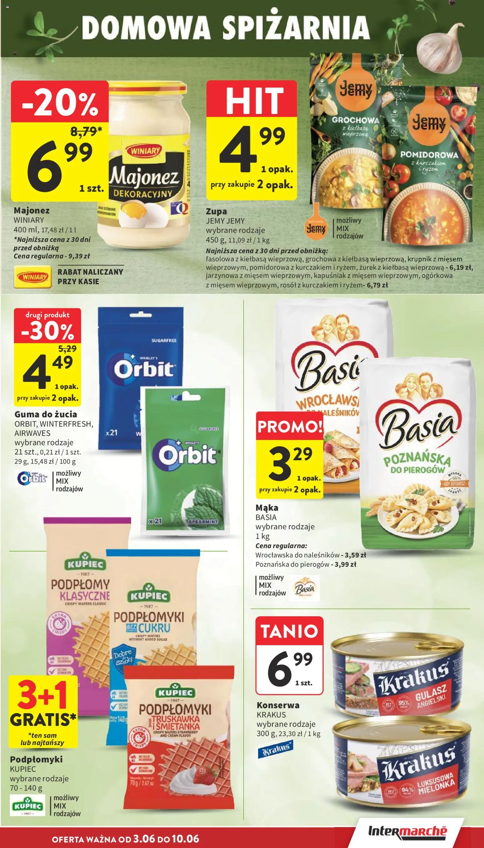 Intermarche gazetka od 03.06.2026 | Strona: 33 | Produkty: Kiełbasa, Zurek, Zupa, Majonez