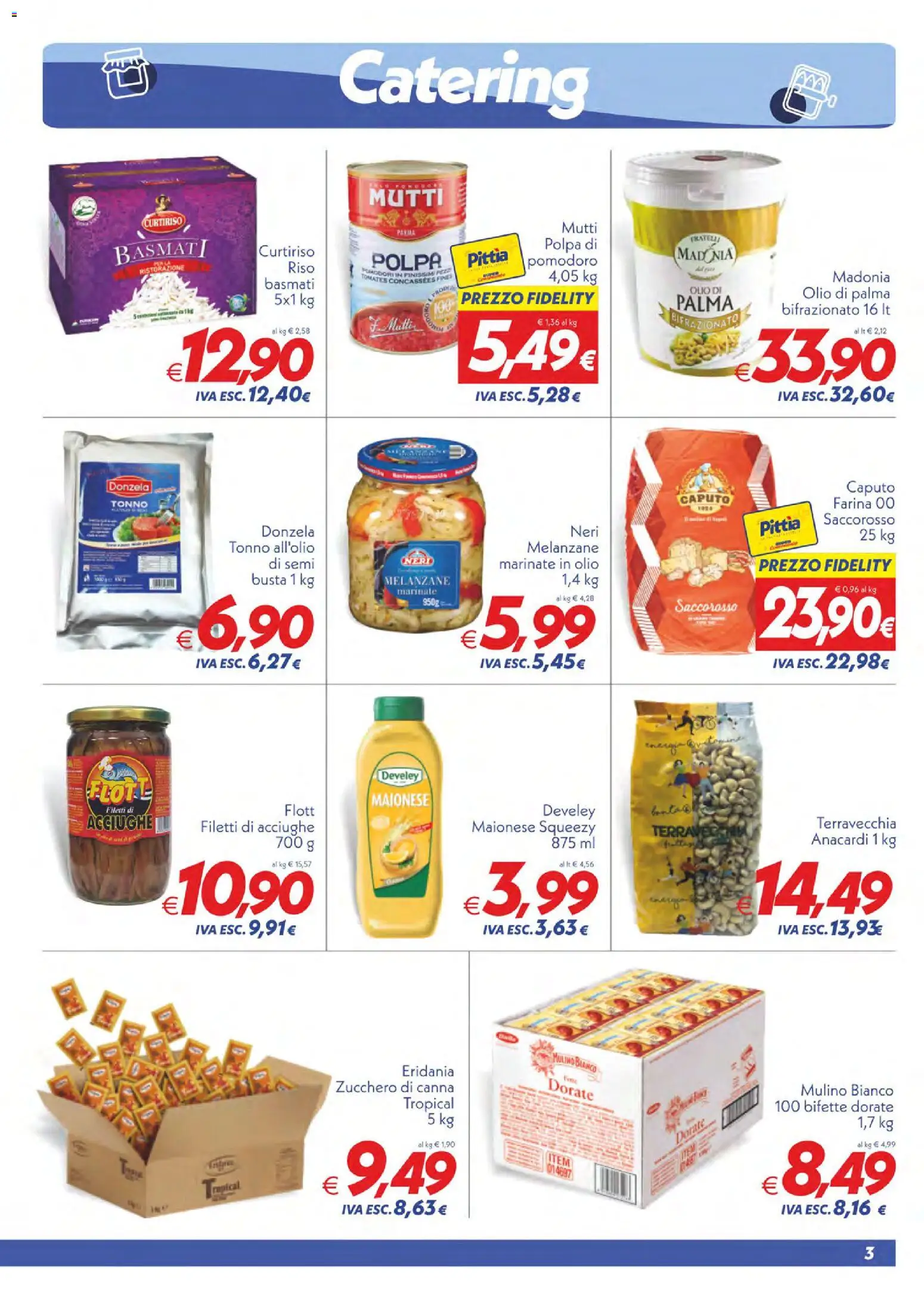 Volantino SuperConveniente del 09.06.2026 | Pagina: 3 | Prodotti: Riso, Pomodoro, Farina, Tonno