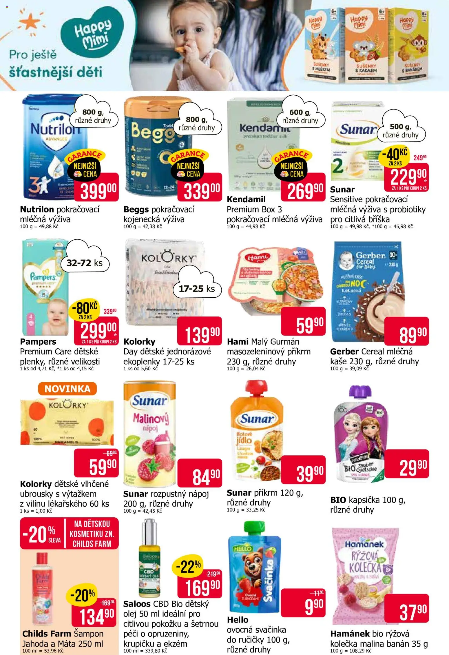 TETA Drogerie leták od 30.07.2026 | Strana: 10 | Produkty: Pampers, Příkrm, Šampon, Sušenky