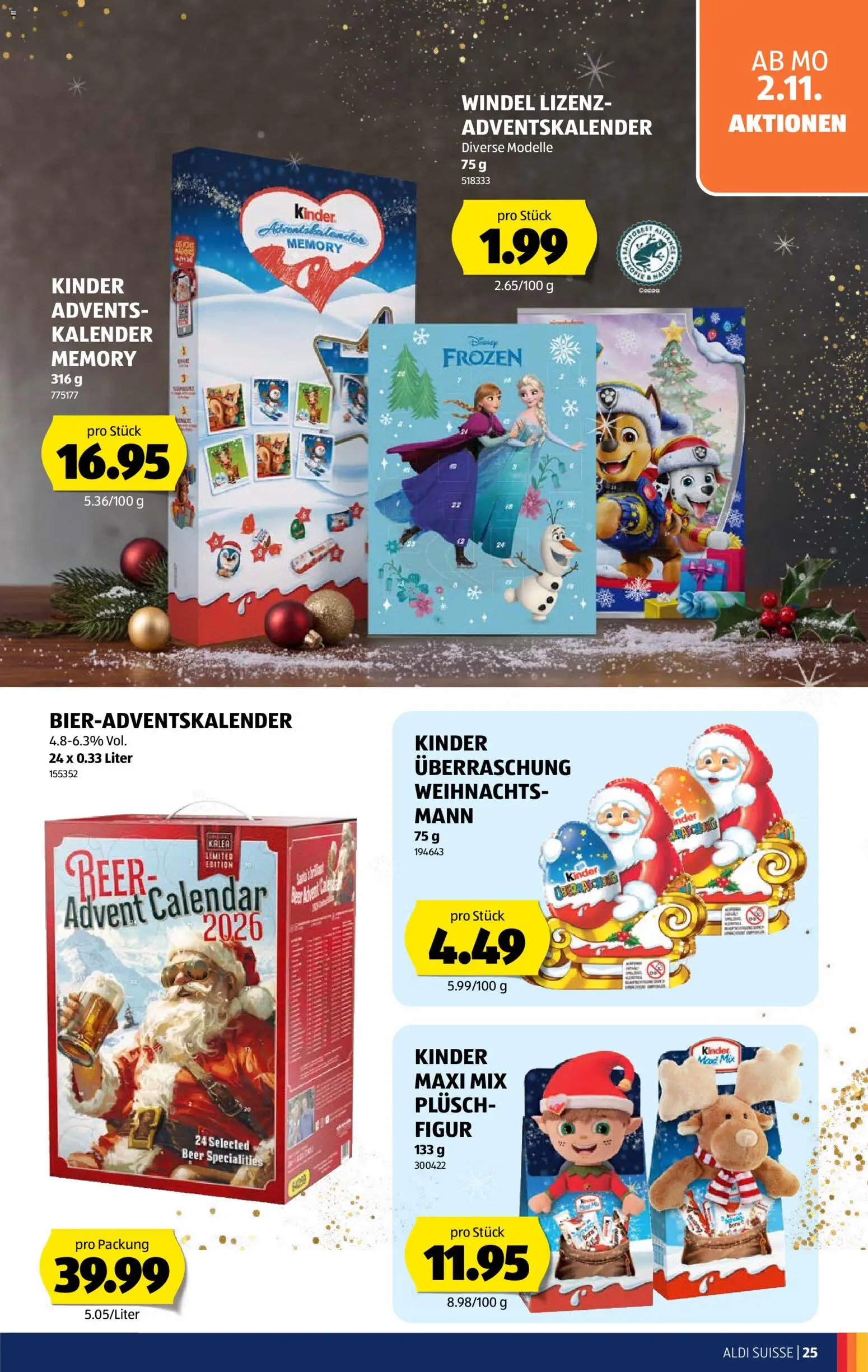 Aldi aktionen – gültig ab 29.10.2026 | Seite: 25
