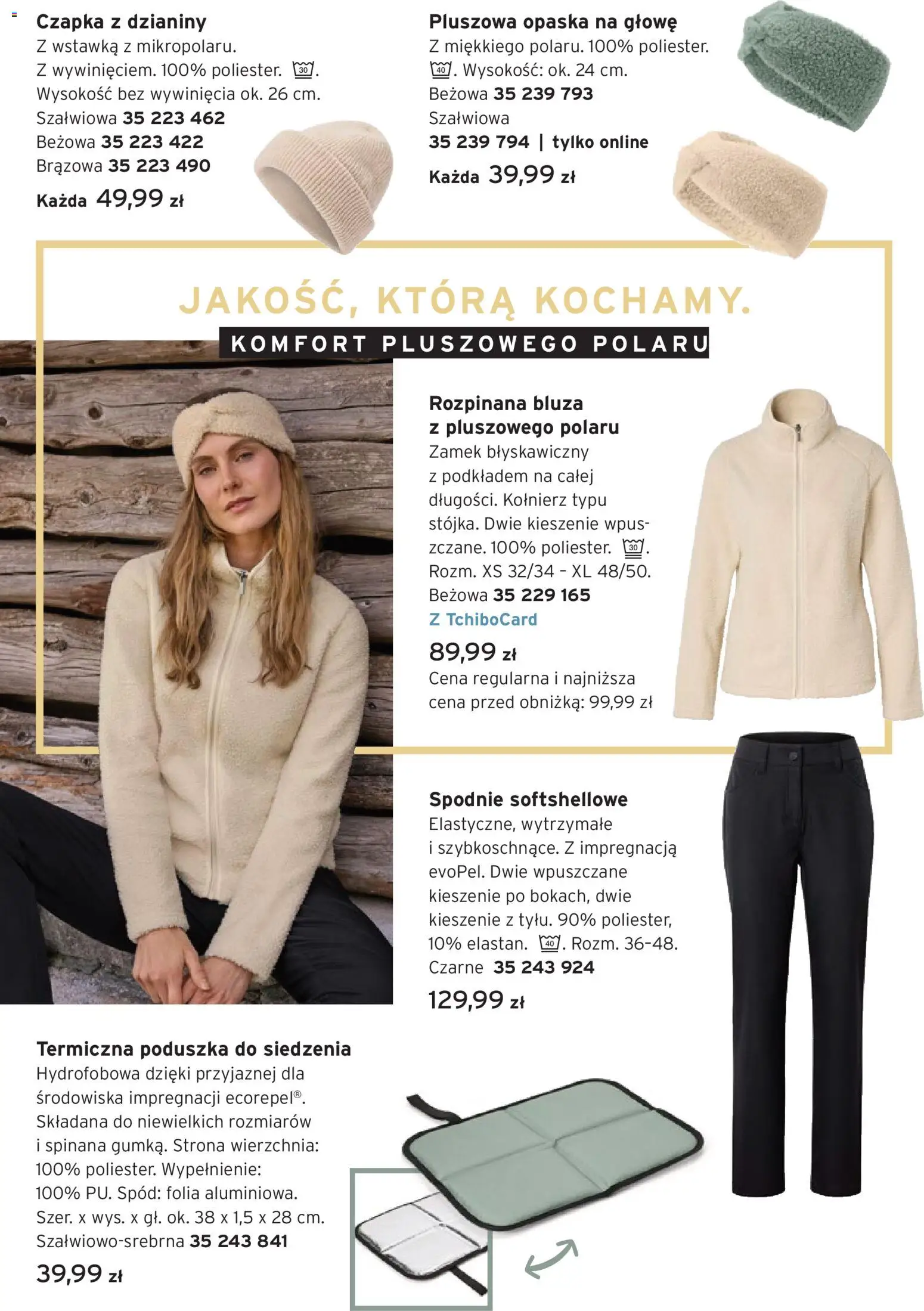 Tchibo promocje od 03.11.2026 | Strona: 8 | Produkty: Spodnie, Czapka, Poduszka, Folia