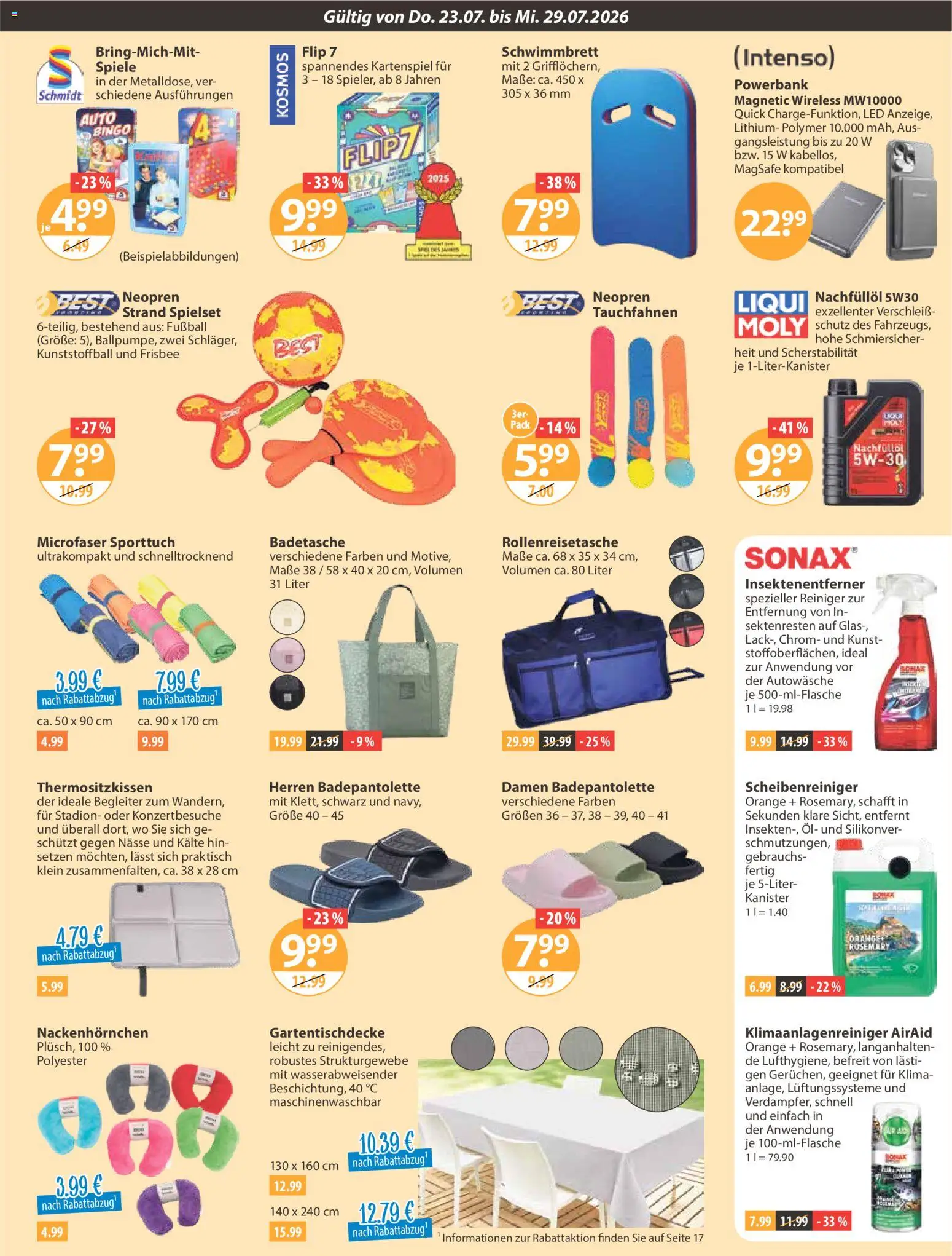 V-Markt Angebote – gültig ab 23.07.2026 | Seite: 13 | Produkte: Öl, Fußball, Powerbank