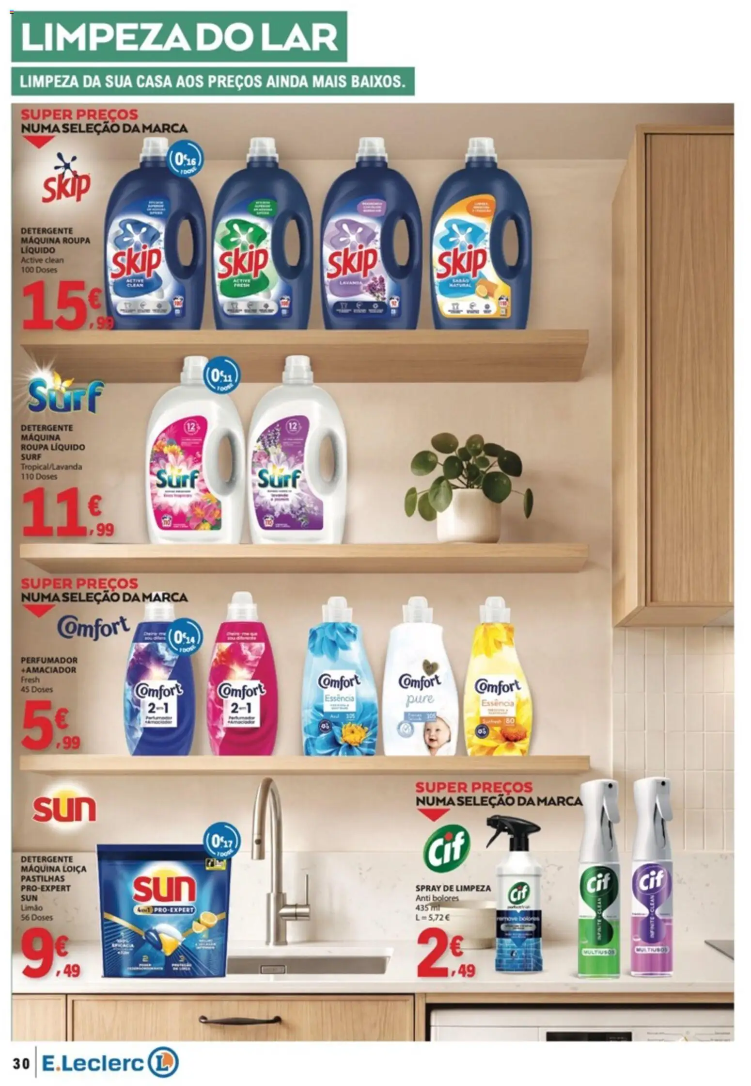 E.Leclerc folheto │ válido de 07.05.2026 | Página: 30 | Produtos: Detergente