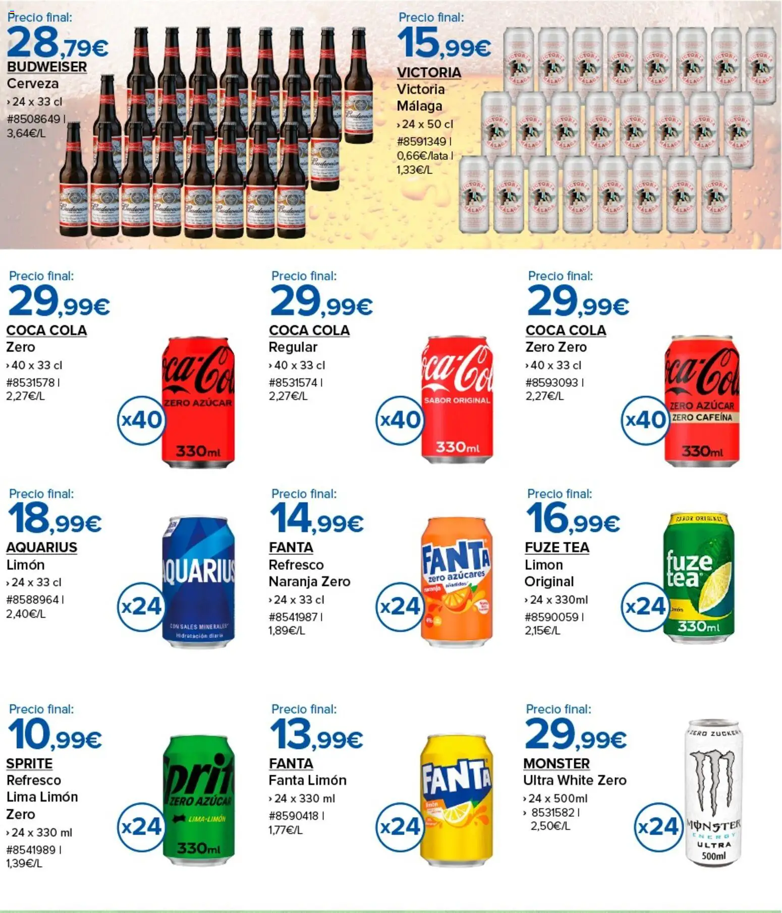 Costco catálogo │ válido desde el 30.05.2026 | Página: 4 | Productos: Lima, Cerveza, Πρίζες
