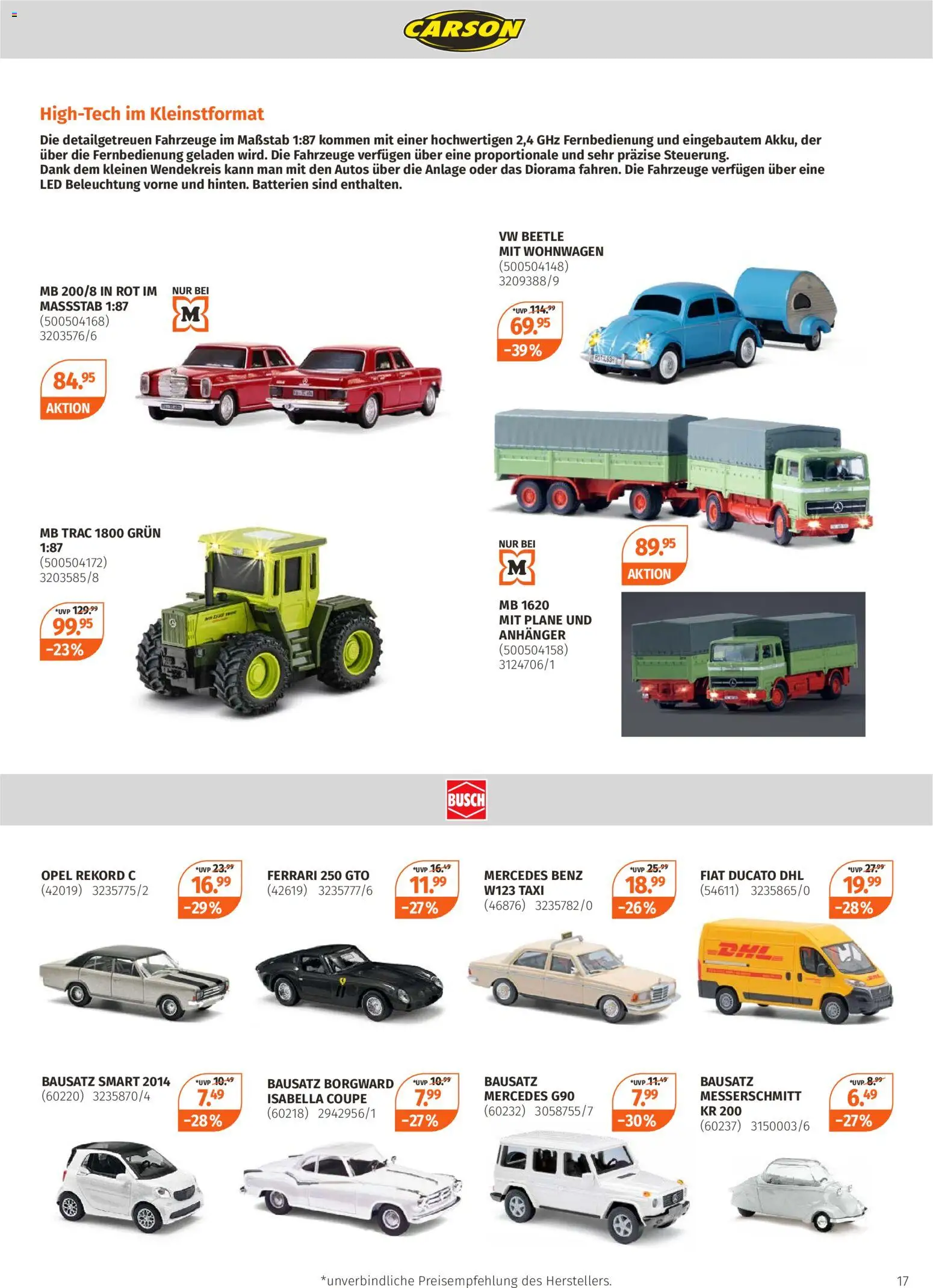 Müller Eisenbahnkatalog 2026/27 – gültig ab 01.11.2026 | Seite: 17 | Produkte: Batterien