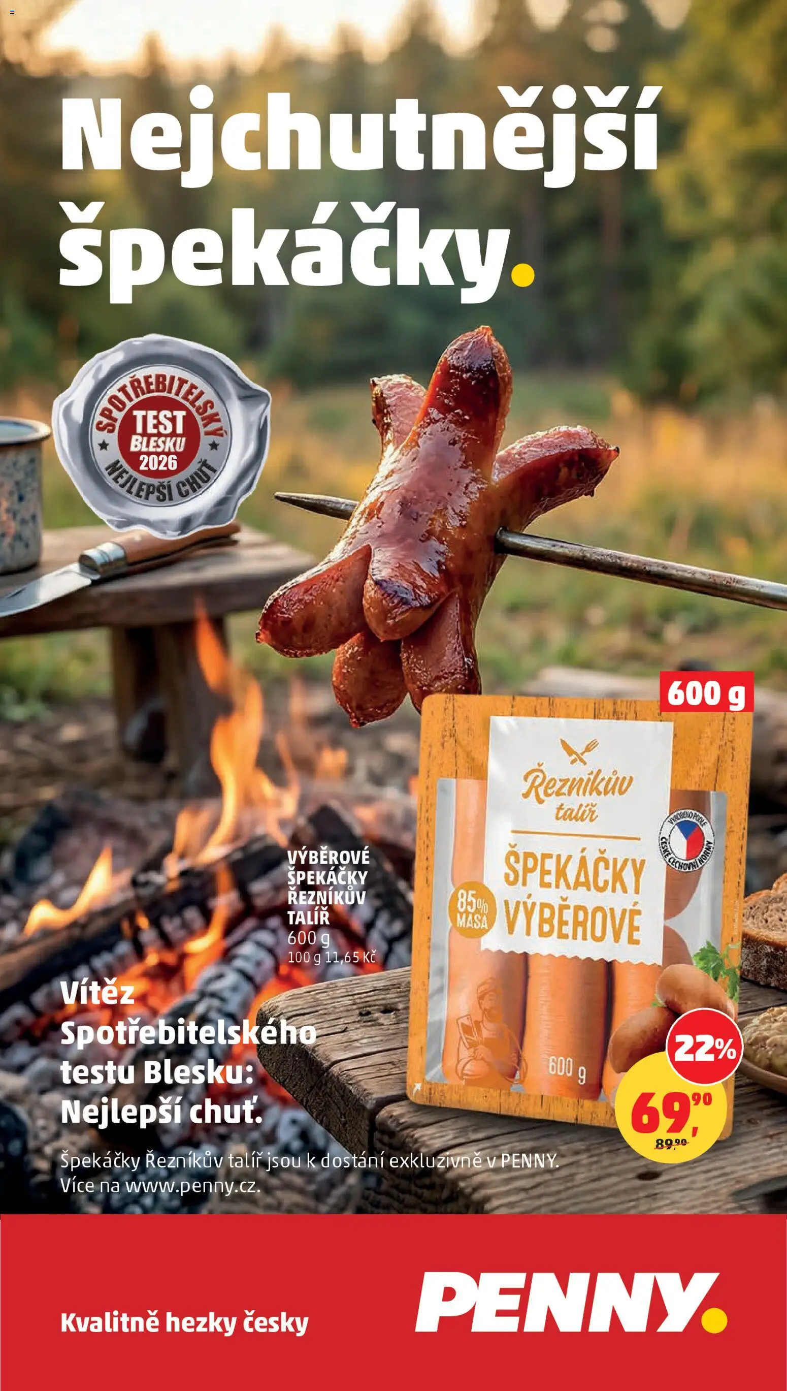 Penny Market leták od 29.04.2026 | Strana: 30 | Produkty: Test, Špekáčky, Talíř