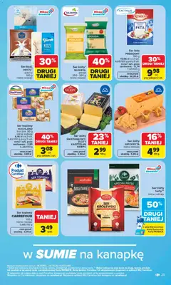 Pogląd oferty "Carrefour gazetka" - ważna od 15.06.2026 | Strona: 31 | Produkty: Ser żółty, Karta, Ser topiony, Ser