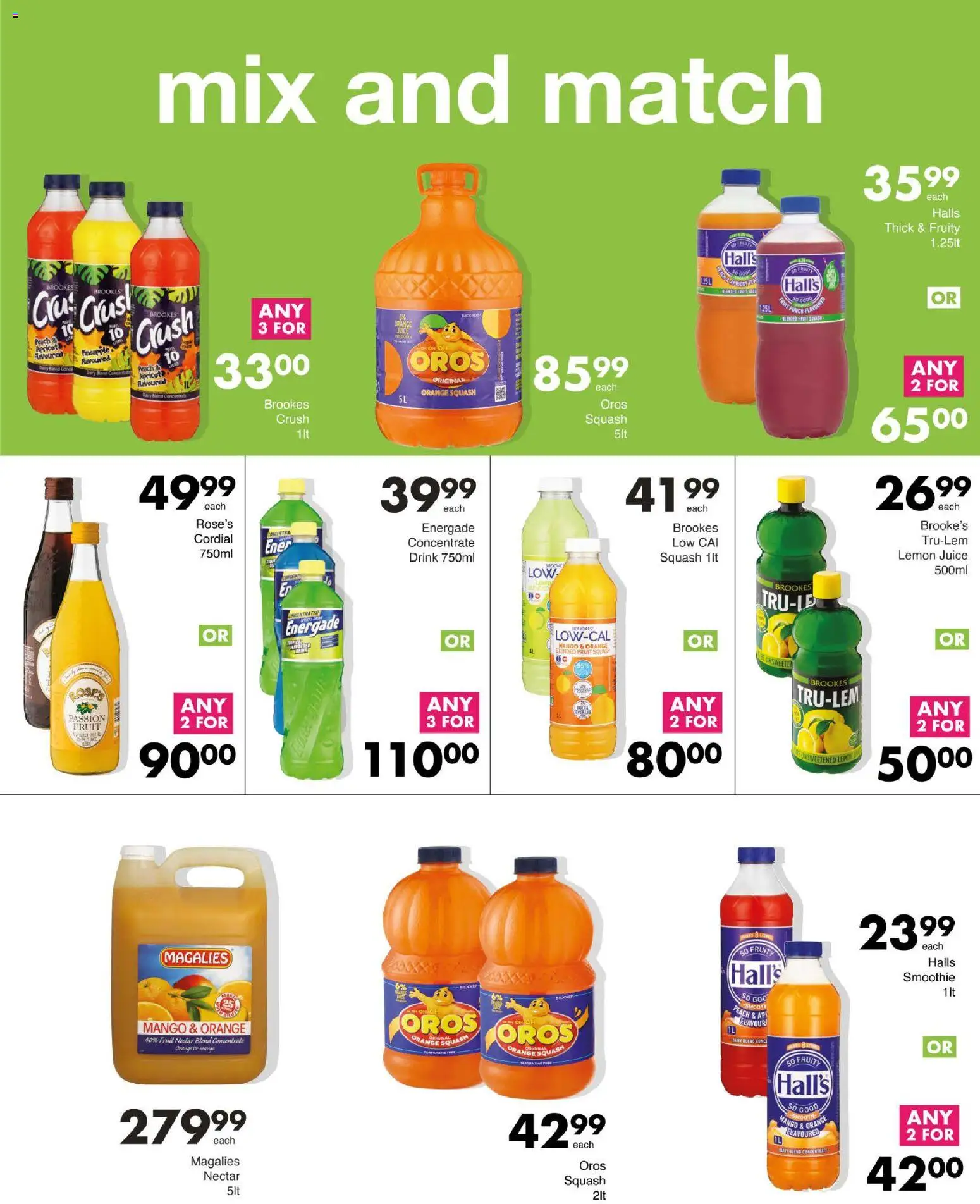 New Save catalogue – valid from 29/09/2026 | Page: 54 | Products: Lemon juice, Lemon, Mango, Peach