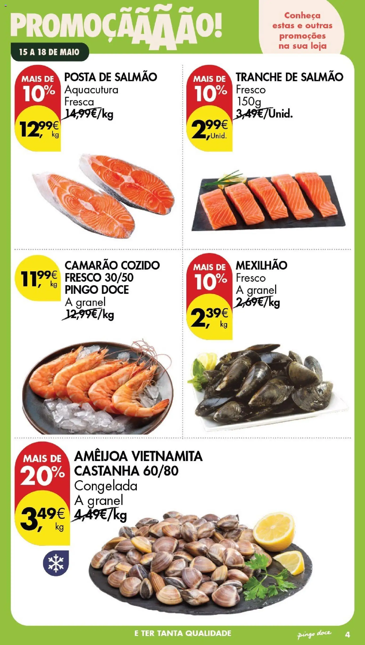 Pingo Doce Poupe este Fim de Semana │ válido de 15.05.2026 | Página: 3 | Produtos: Camarão, Salmão