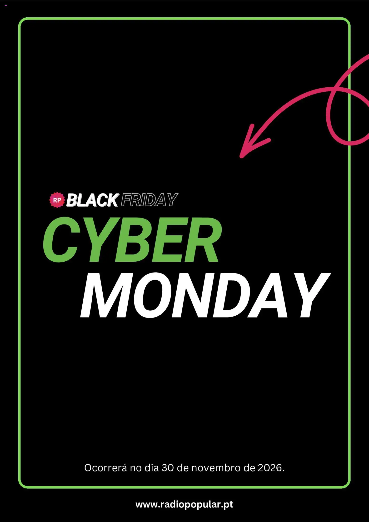 Radio Popular Cyber Monday aviso │ válido de 15/10/2026 | Página: 1