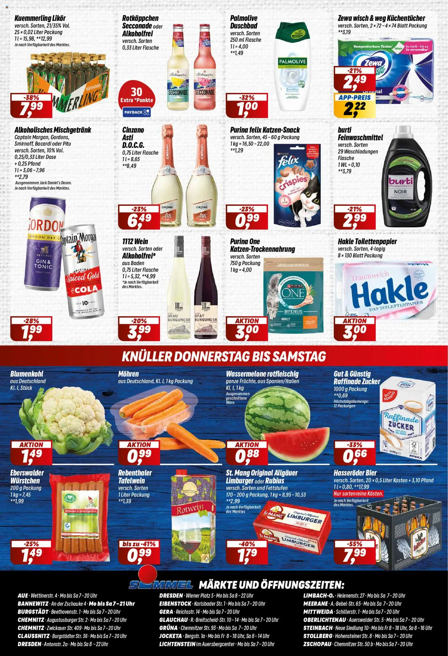 Simmel Prospekt – gültig ab 22.06.2026 | Seite: 8 | Produkte: Zewa, Captain morgan, Rotkäppchen, Toilettenpapier