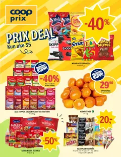 Forhåndsvisning av Coop Prix kundeavis gyldig fra 24/08/2026