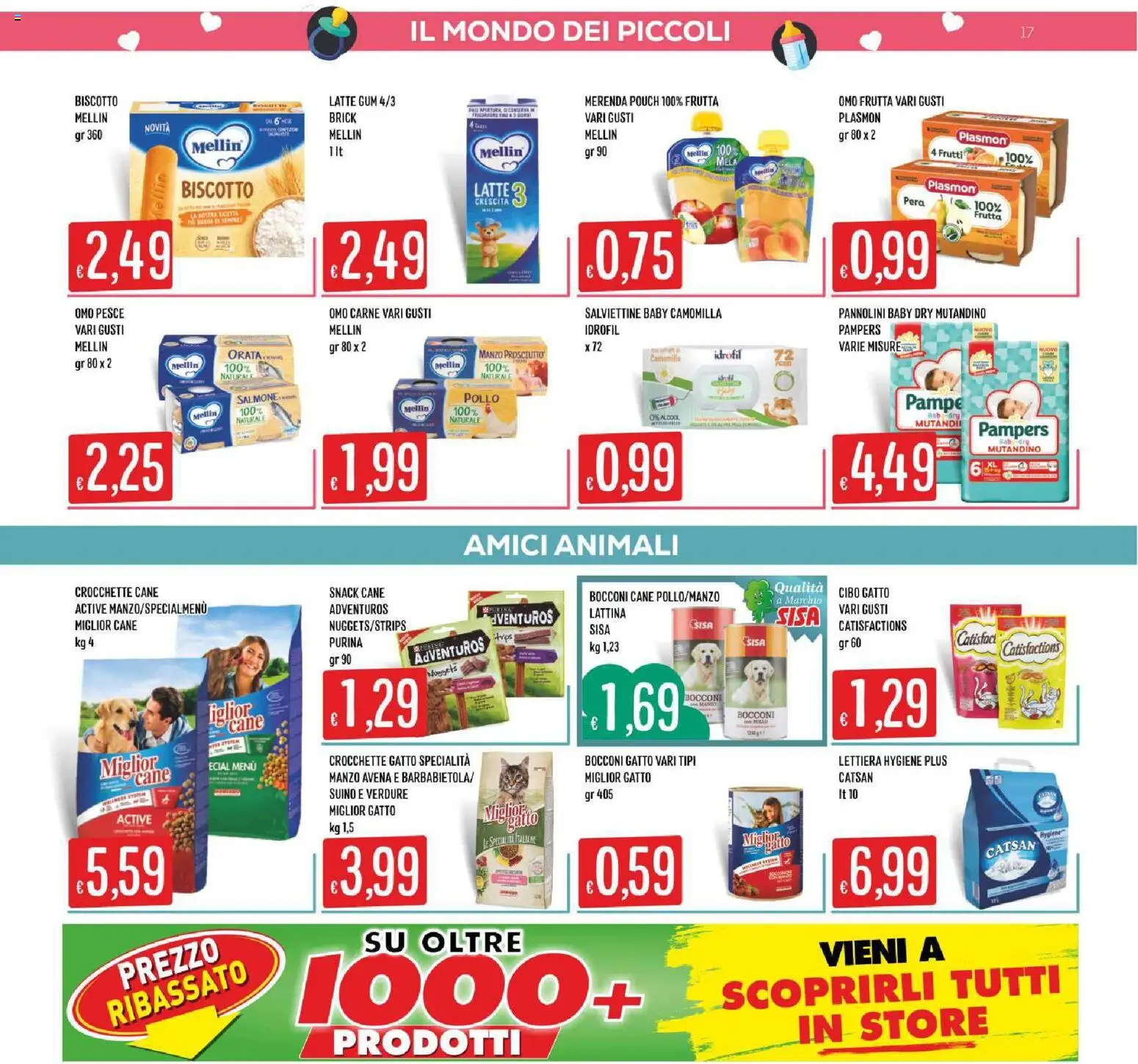 Volantino SISA del 20/08/2026 | Pagina: 17 | Prodotti: Frutta, Latte, Carne, Specialità
