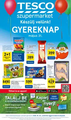 Tesco Szupermarket akciós újság - amely érvényes a következő dátumtól: 28.05.2026