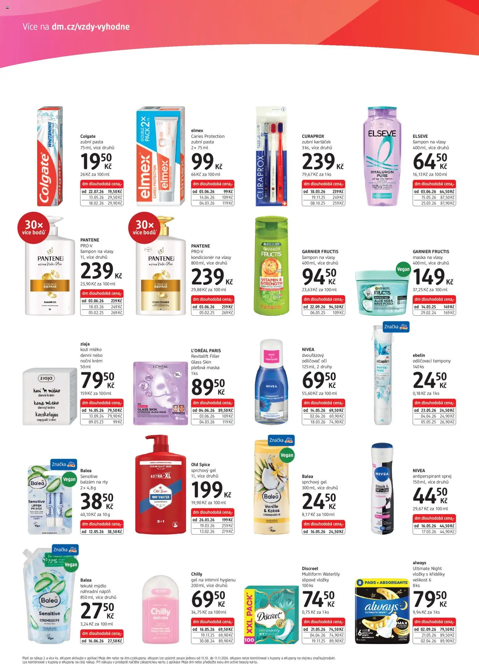 dm drogerie leták - Express od 15.10.2026 | Strana: 2 | Produkty: Antiperspirant, Curaprox, Old Spice, Kondicionér