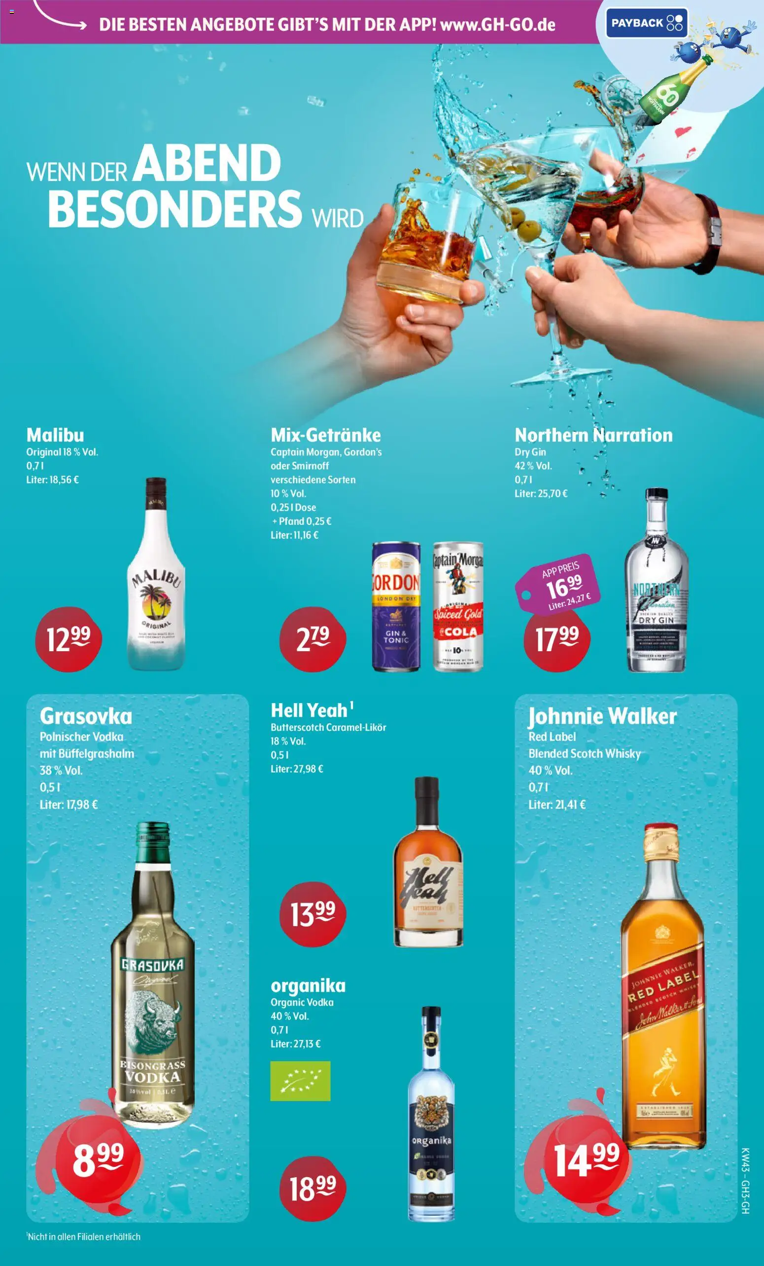 Trink und Spare Prospekt – gültig ab 19.10.2026 | Seite: 5 | Produkte: Whisky, Smirnoff, Vodka, Gin