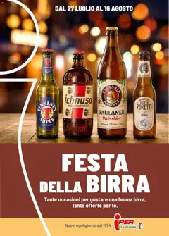 Anteprima del volantino Iper volantino Birra valido a partire dal 27/07/2026