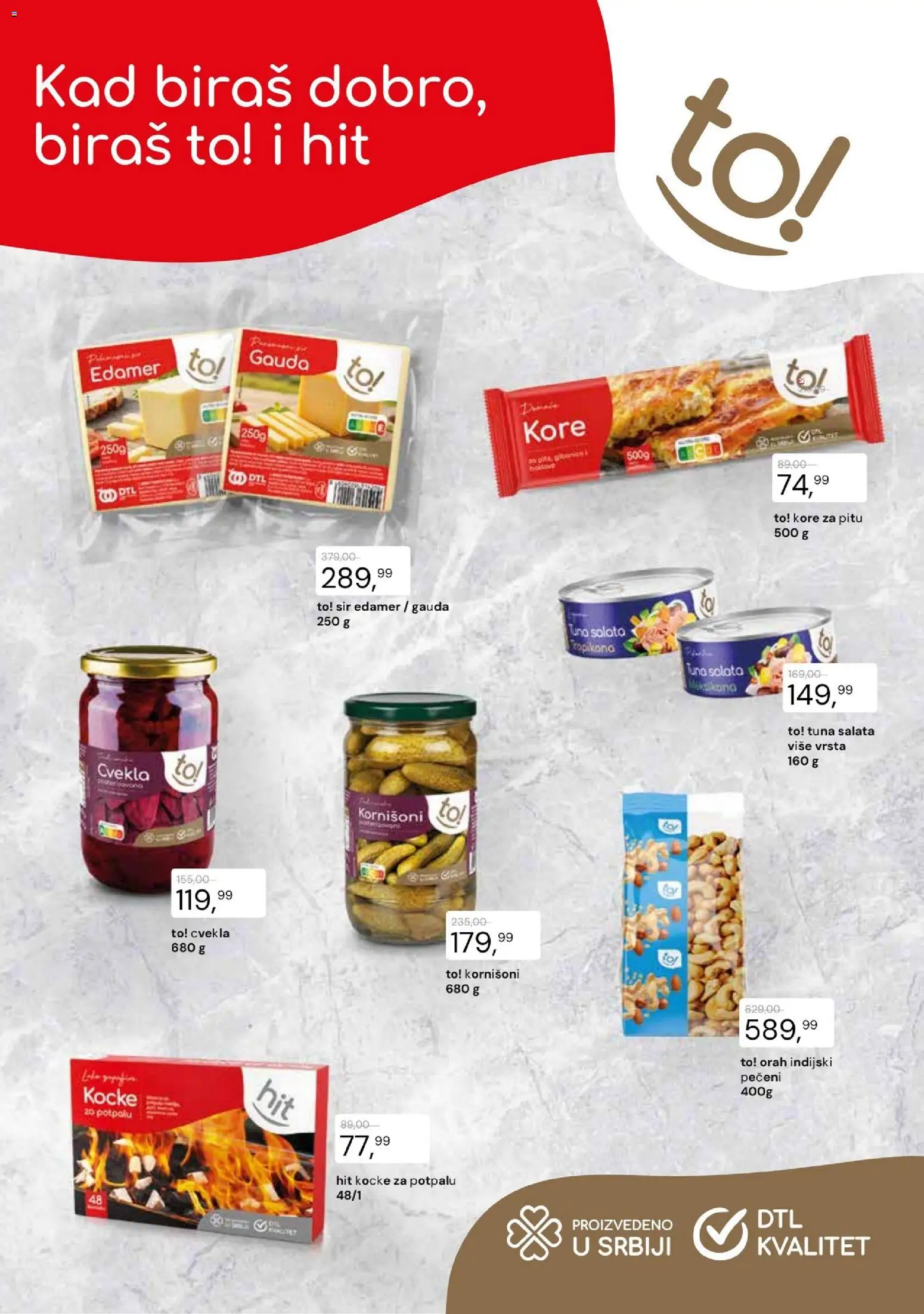 Metalac Proleter katalog - važi od 07.10.2026 | Strana: 2 | Proizvode: Tuna, Cvekla, Edamer, Orah