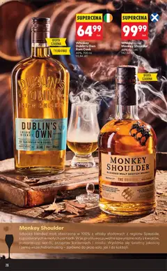 Pogląd oferty "Whisky Monkey Shoulder, Whisky Monkey Shoulder 40%, 700 ml" - ważna od 07.09.2026 | Strona: 26