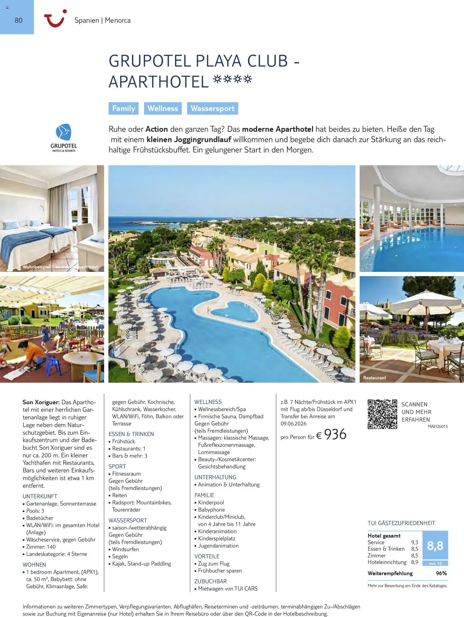 TUI Prospekt Südeuropa & Nordafrika 2026/27 – gültig ab 03.03.2026 | Seite: 80 | Produkte: Babybett