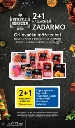 Tesco leták platný od 10.06.2026 | Strana: 26 | Produkty: Bravčová krkovička, Krkovička, Bravčové mäso, Omáčka
