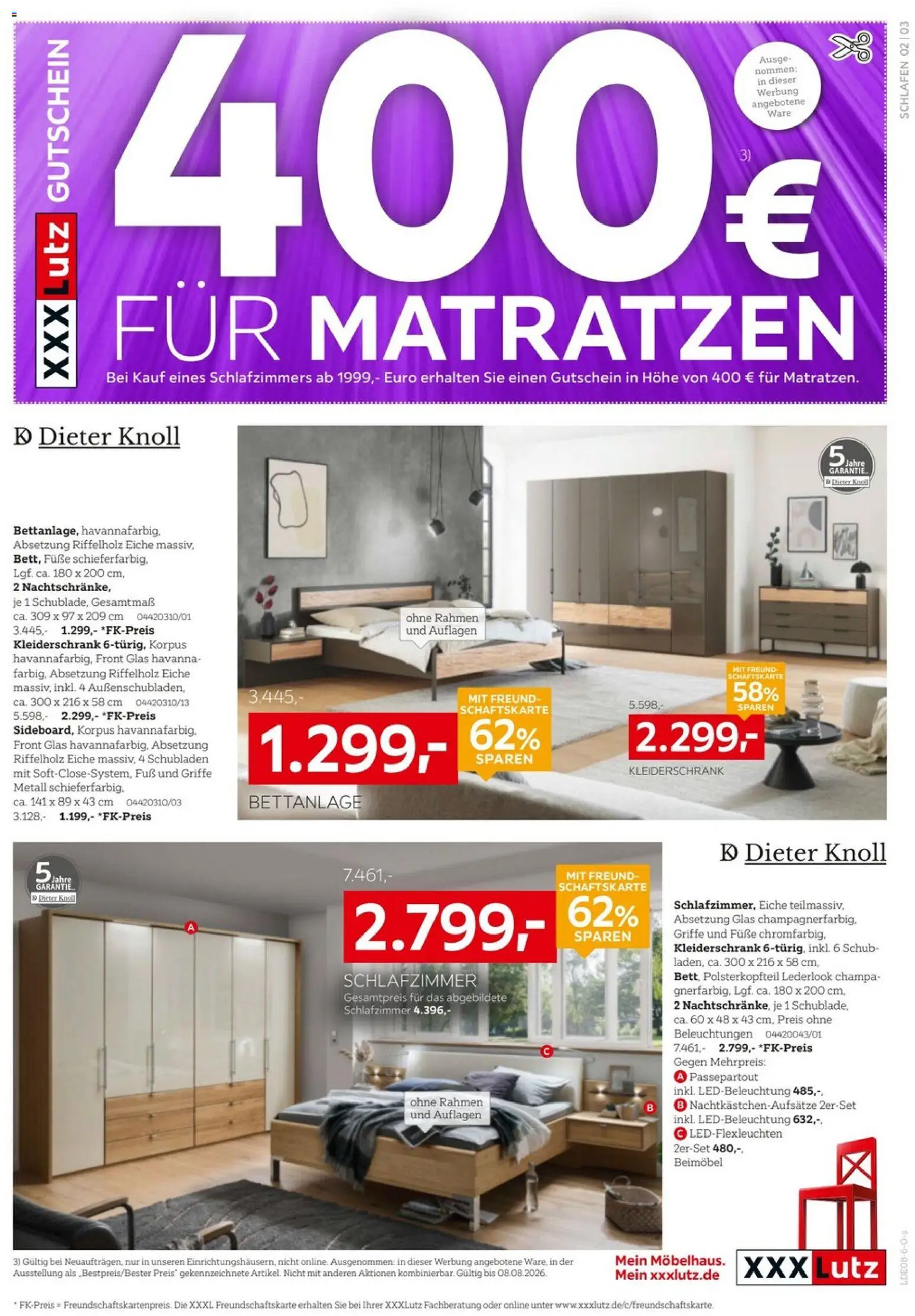 XXXLutz Schlafen Spezial – gültig ab 25.07.2026 | Seite: 3 | Produkte: Kleiderschrank