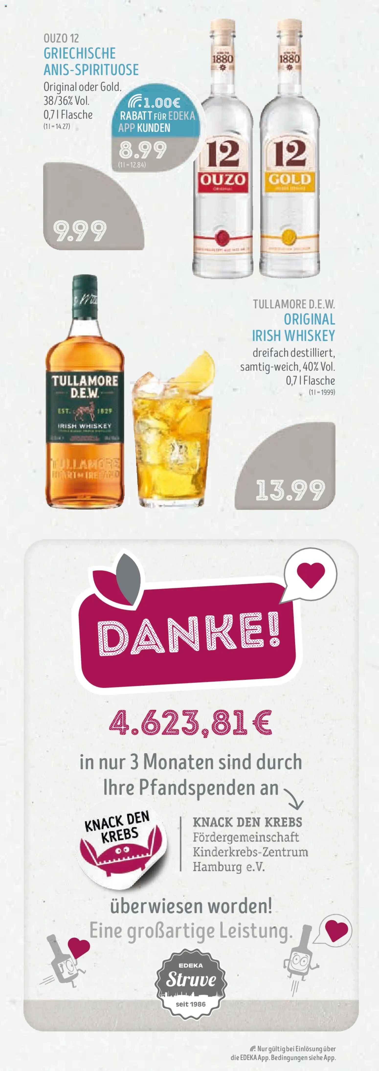 Edeka Struve Prospekt – gültig ab 01.06.2026 | Seite: 19 | Produkte: Ouzo 12, Ouzo, Whiskey