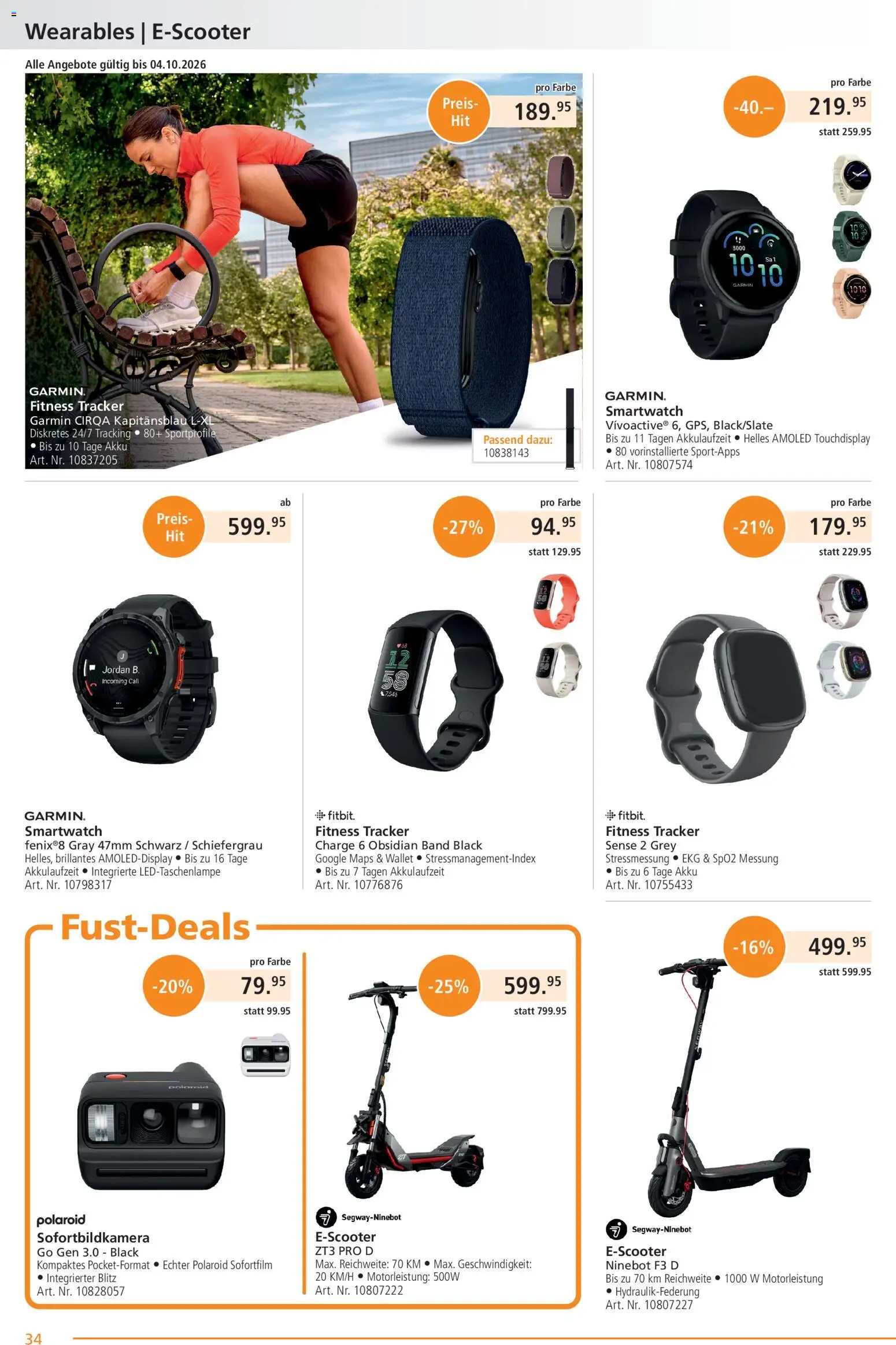 Fust aktionen – gültig ab 21.09.2026 | Seite: 34 | Produkte: Smartwatch