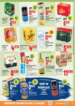 E.leclerc katalog akcije – veljaven od 02.09.2026 | Stran: 21 | Izdelki: Heineken, Radler, Vino, Limona