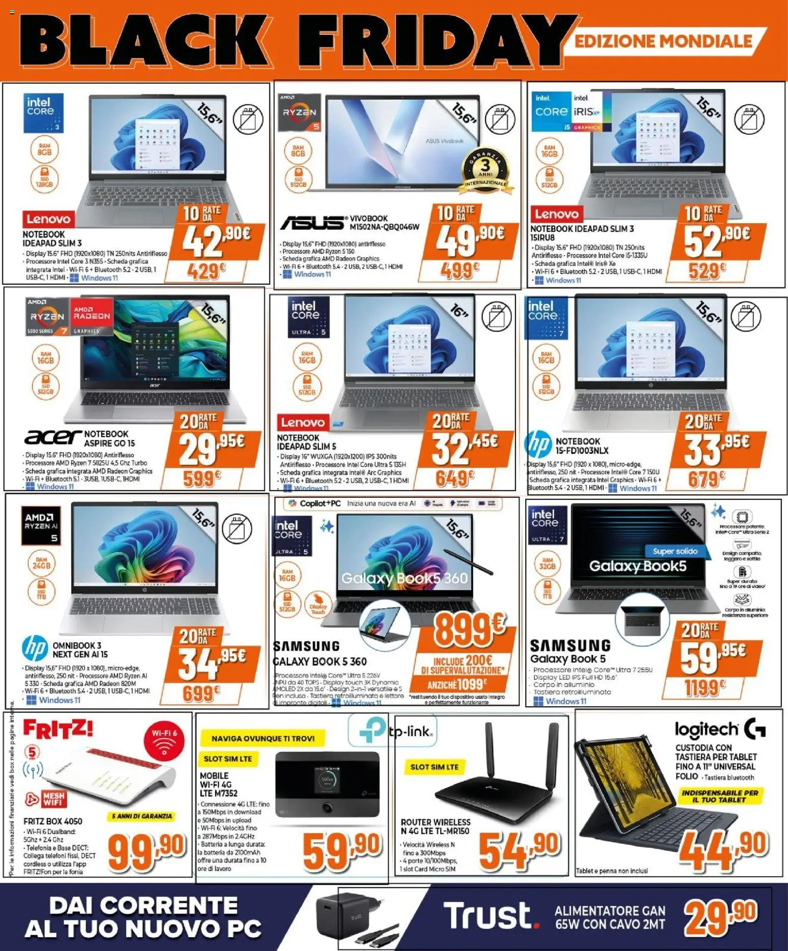 Volantino Expert del 02/07/2026 | Pagina: 16 | Prodotti: Router, Tablet, Video, Samsung