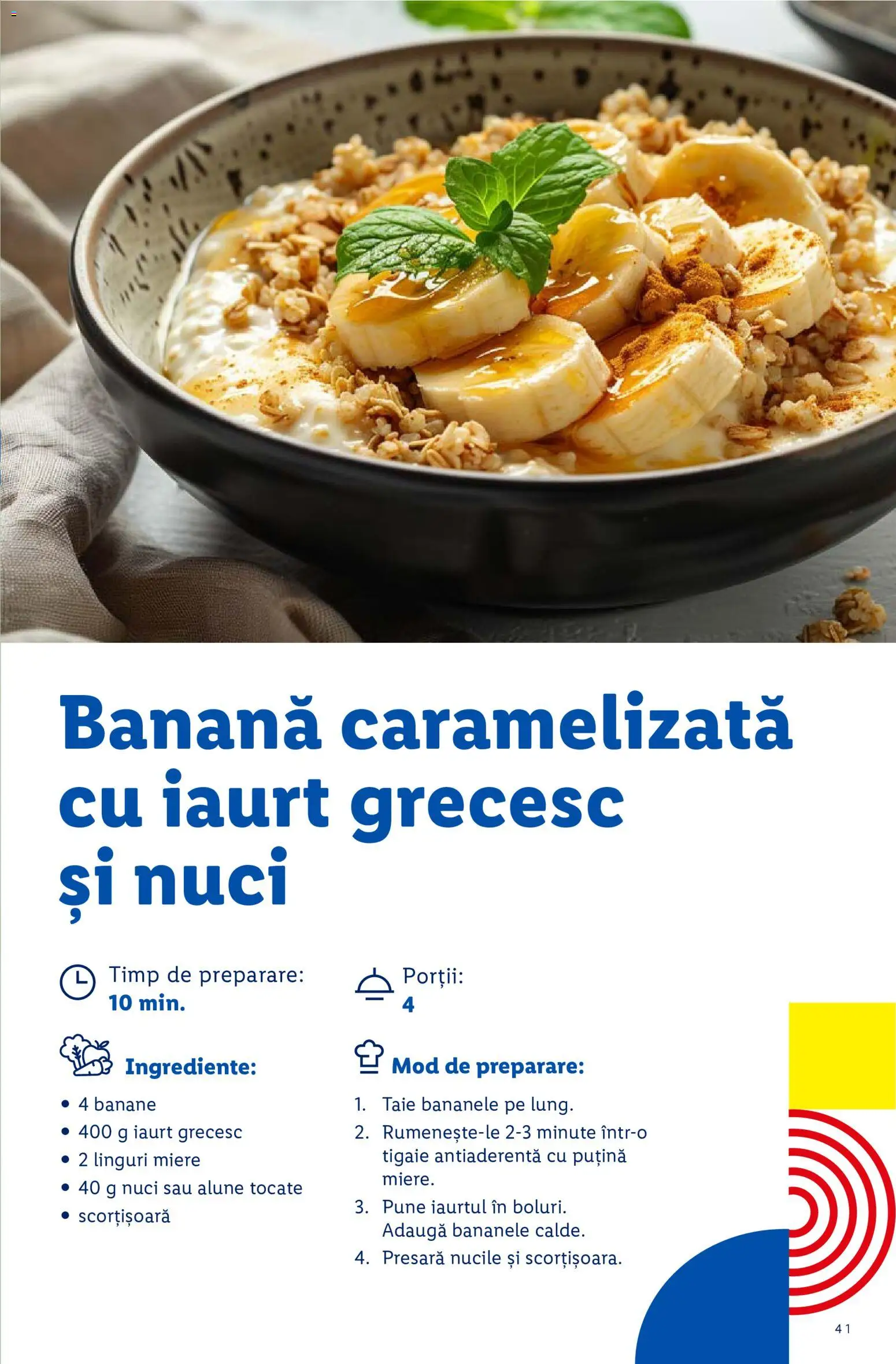 Noul catalog Lidl – valabil de la 07.09.2026 | Pagină: 41 | Produse: Linguri, Alune, Banane, Desert