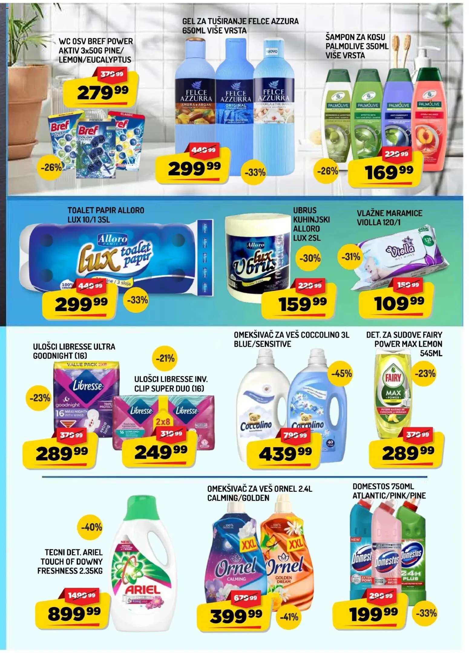 Aman katalog - važi od 04.09.2026 | Strana: 15 | Proizvode: Bref, Maramice, Ariel, Ulošci