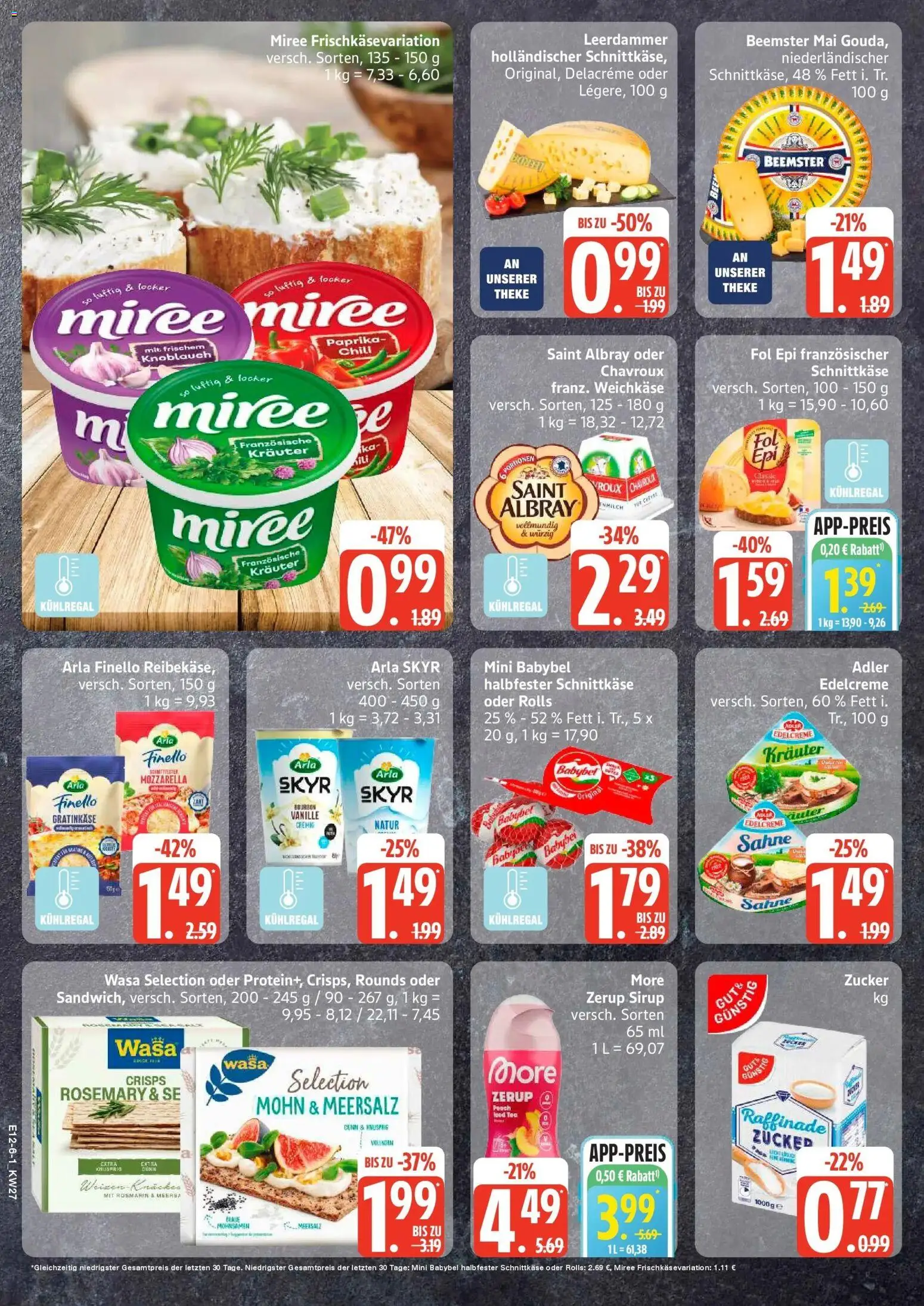 Edeka - EDEKA: Wochenangebote – gültig ab 28.06.2026 | Seite: 6 | Produkte: Leerdammer, Skyr, Paprika, Chili