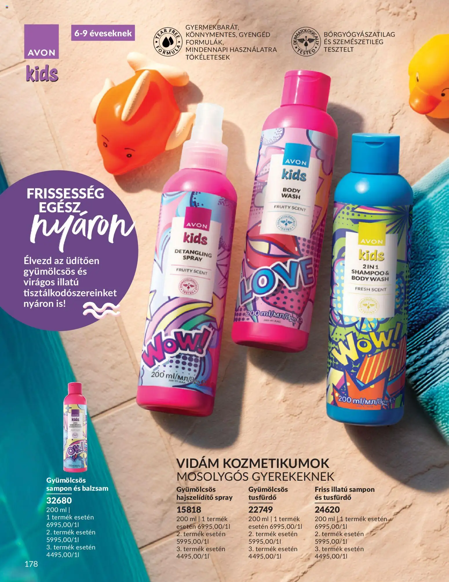 Avon akciós ujság - amely érvényes a következő dátumtól: 01.06.2026 | Oldal: 212 | Termékek: Body, Sampon, Tusfürdő